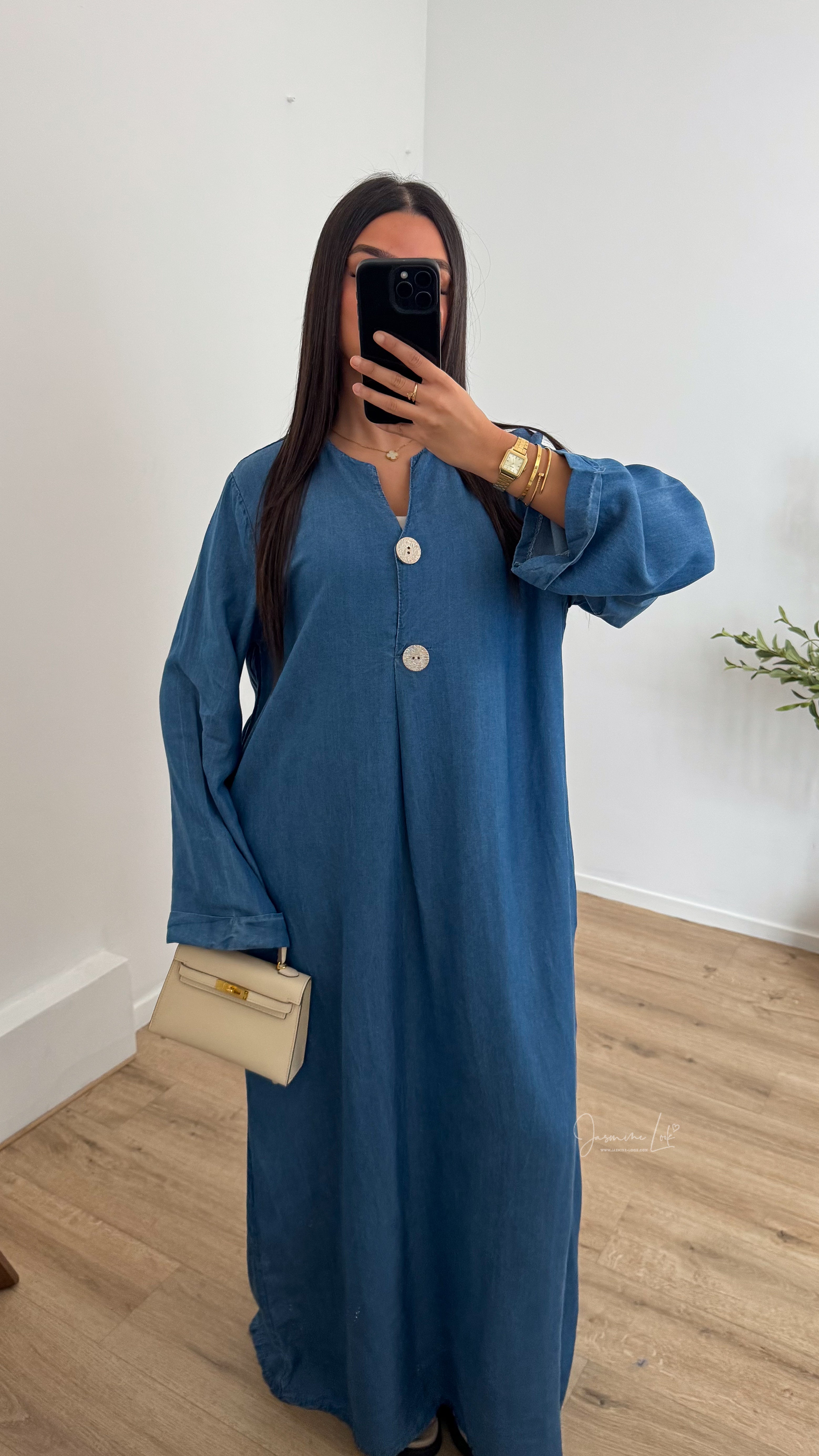 Robe DENIM Stone – jasminelook - Main Image