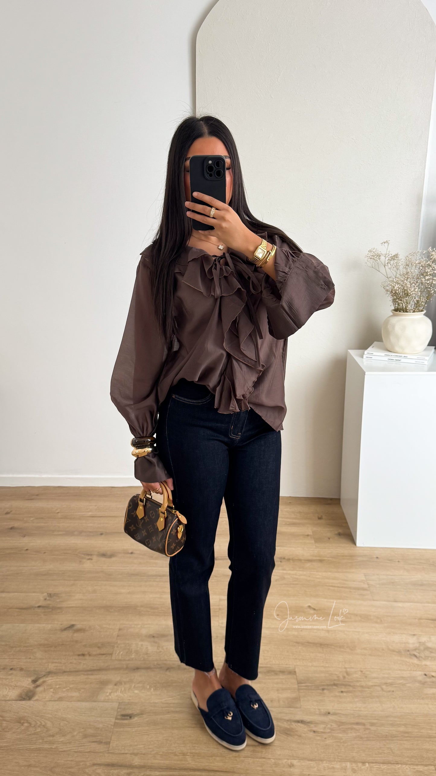 Blouse Boho | Marron