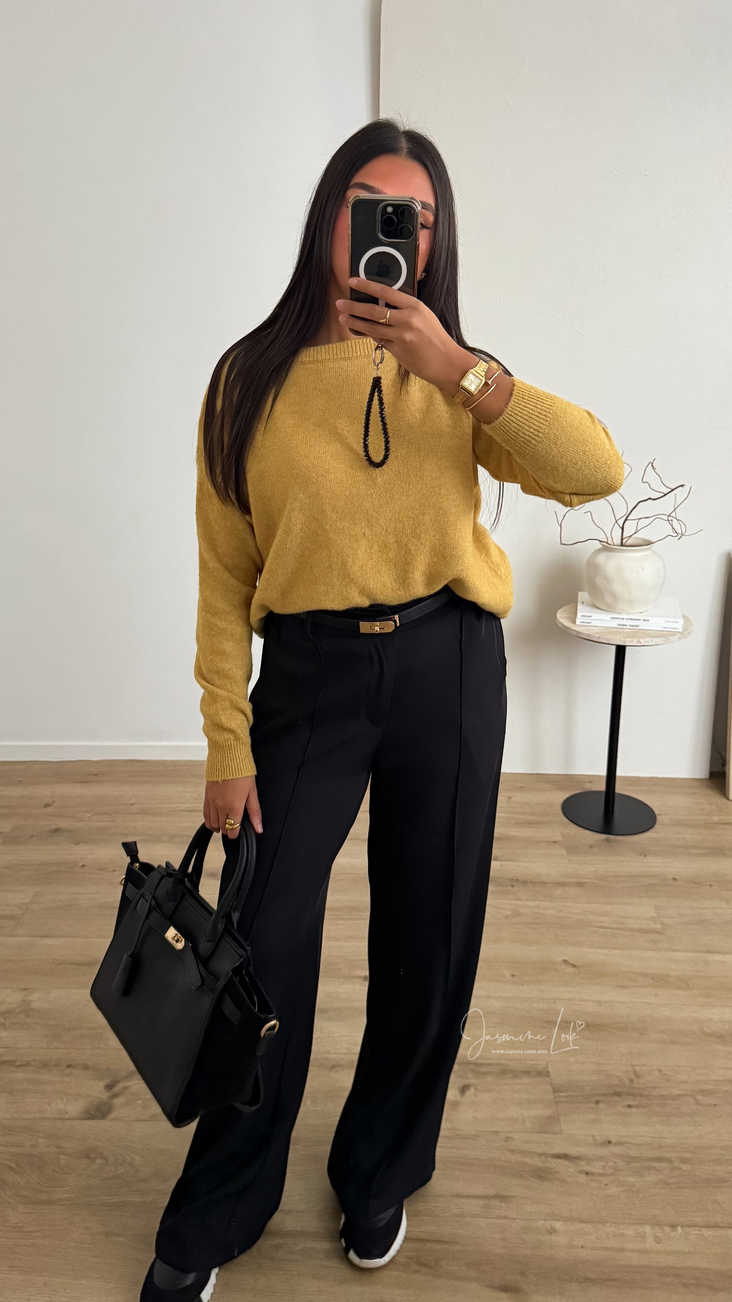 Pull season Moutarde