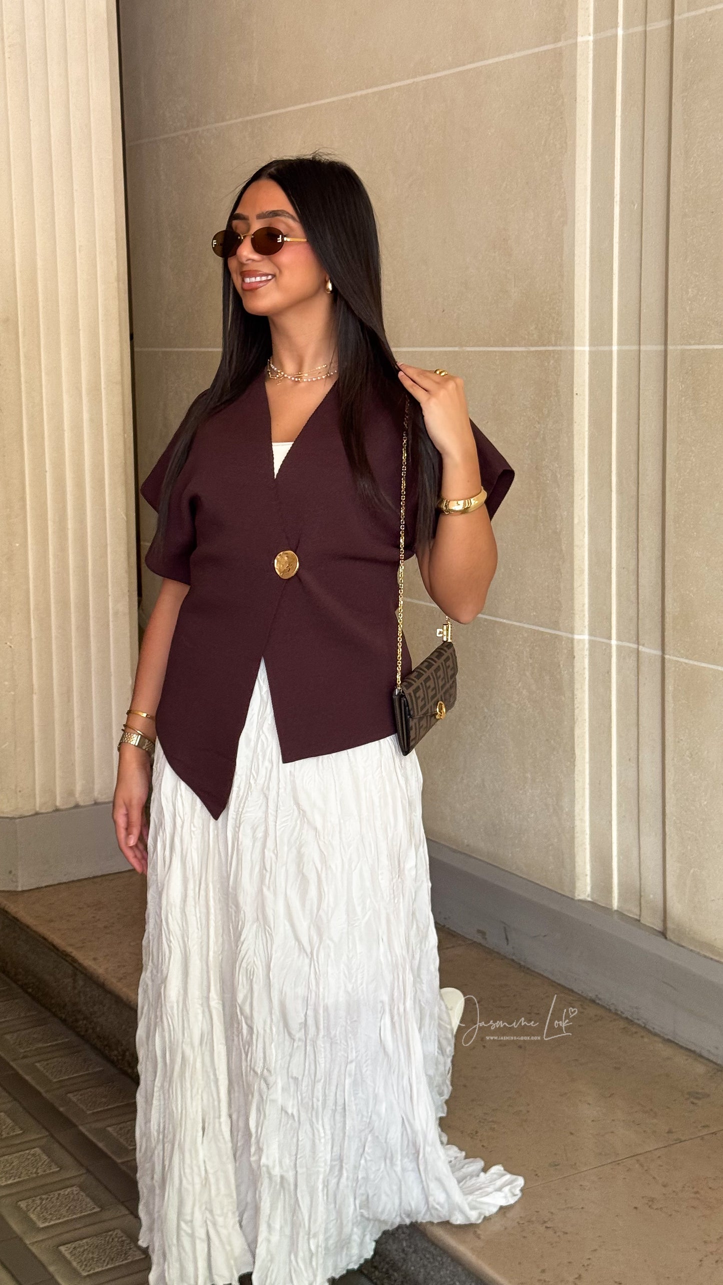 Cardigan Naora Marron
