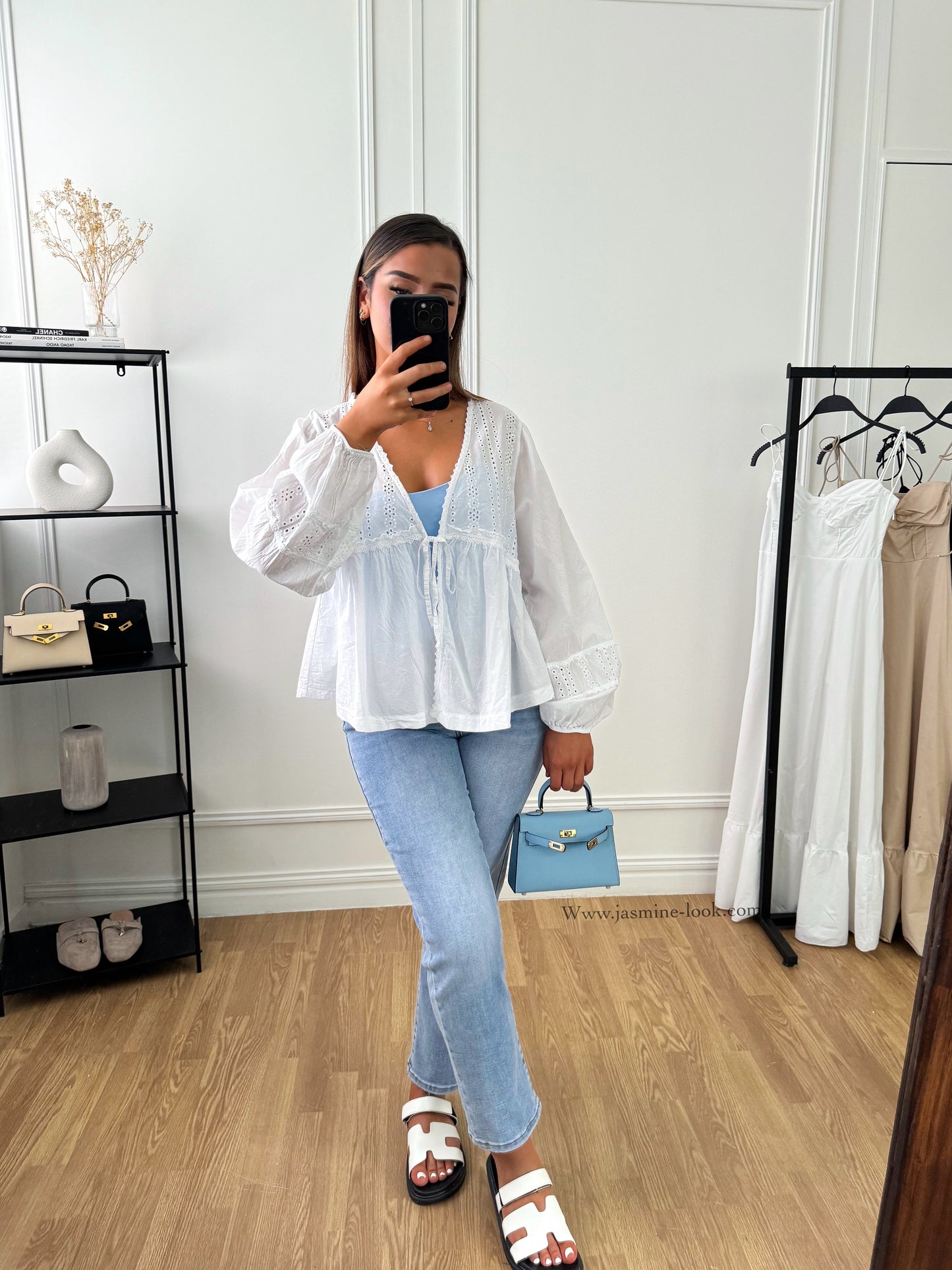 White Bohemian Blouse