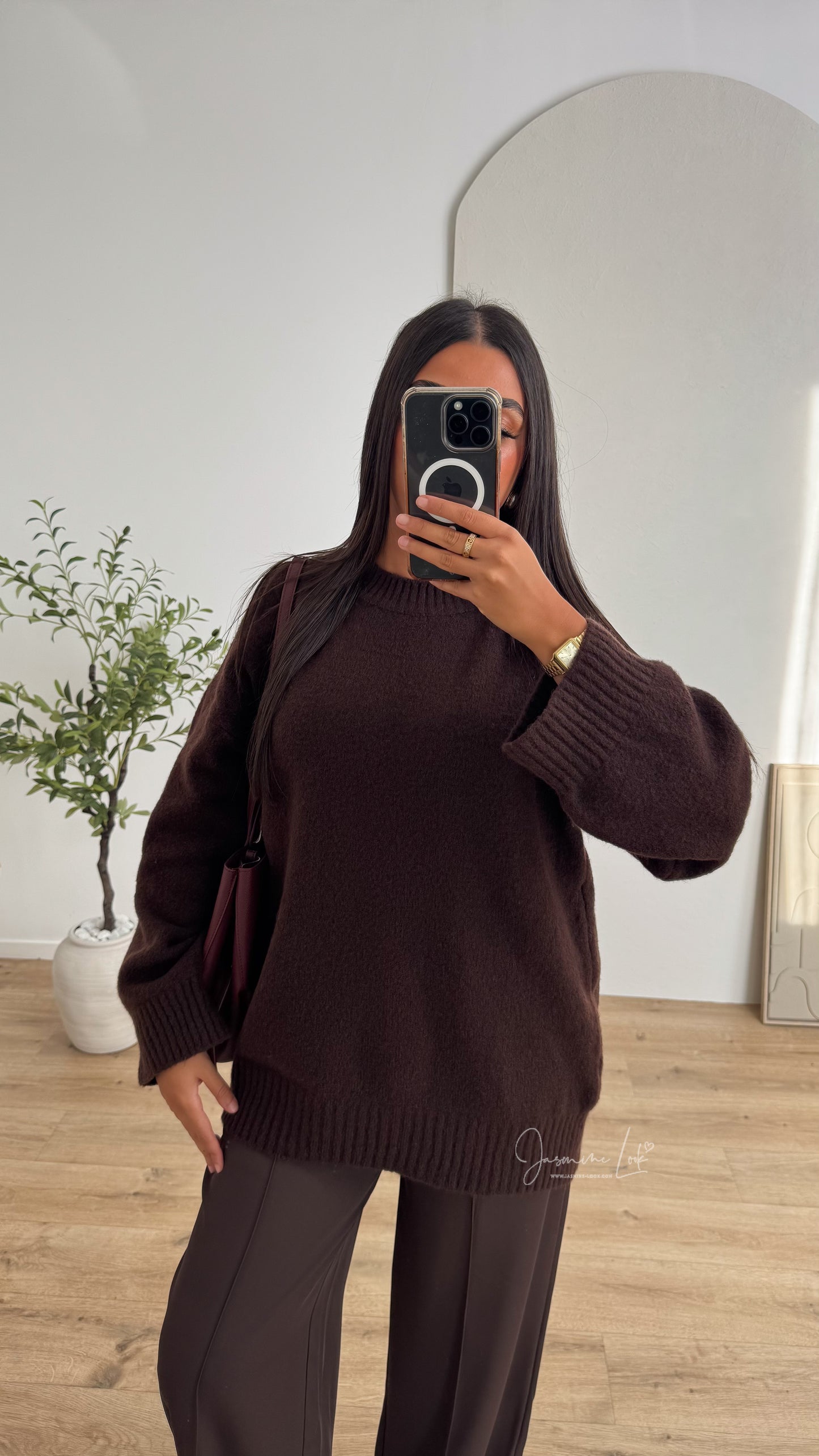 Pull Crush marron