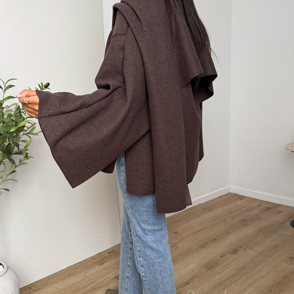 Manteau Cape moka