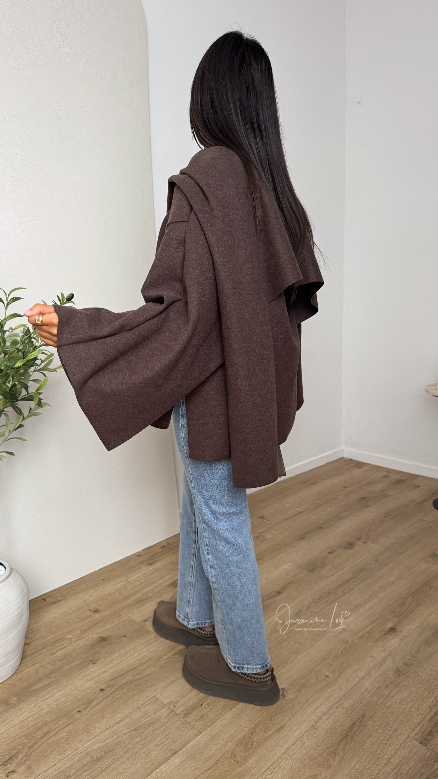 Manteau Cape moka