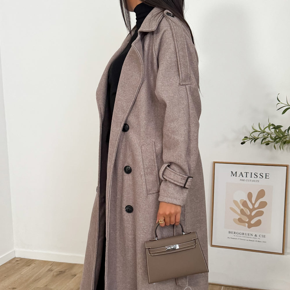 Manteau Amaya | Taupe