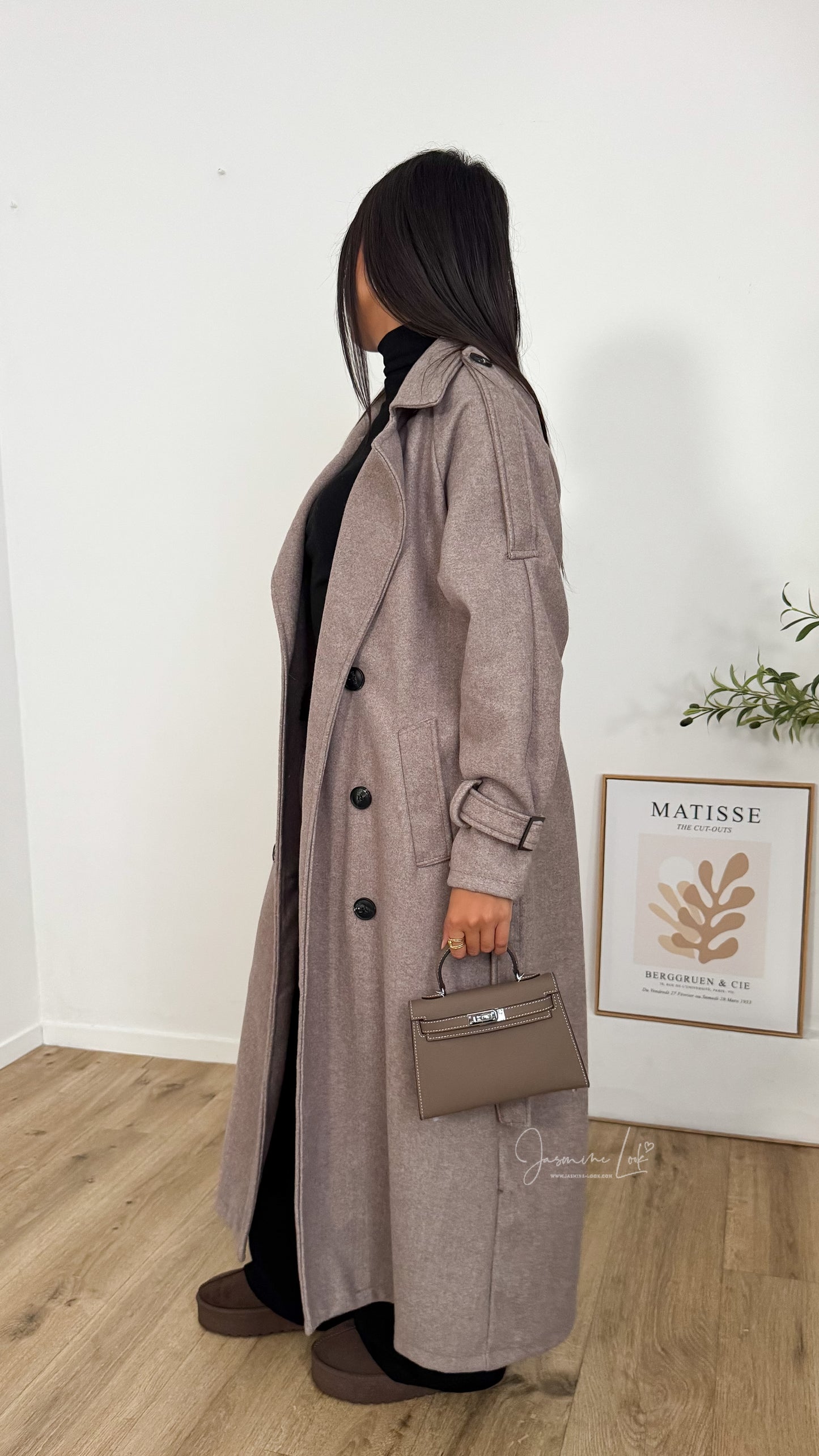 Manteau Amaya | Taupe