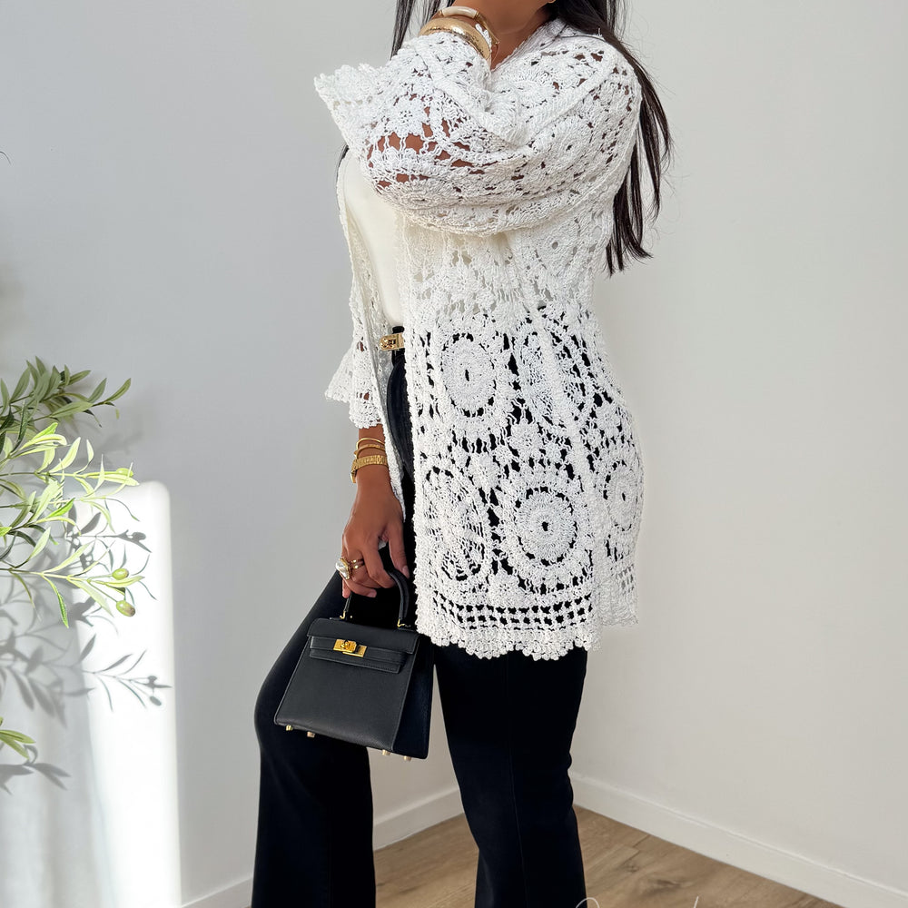 Gilet crochet Bianca