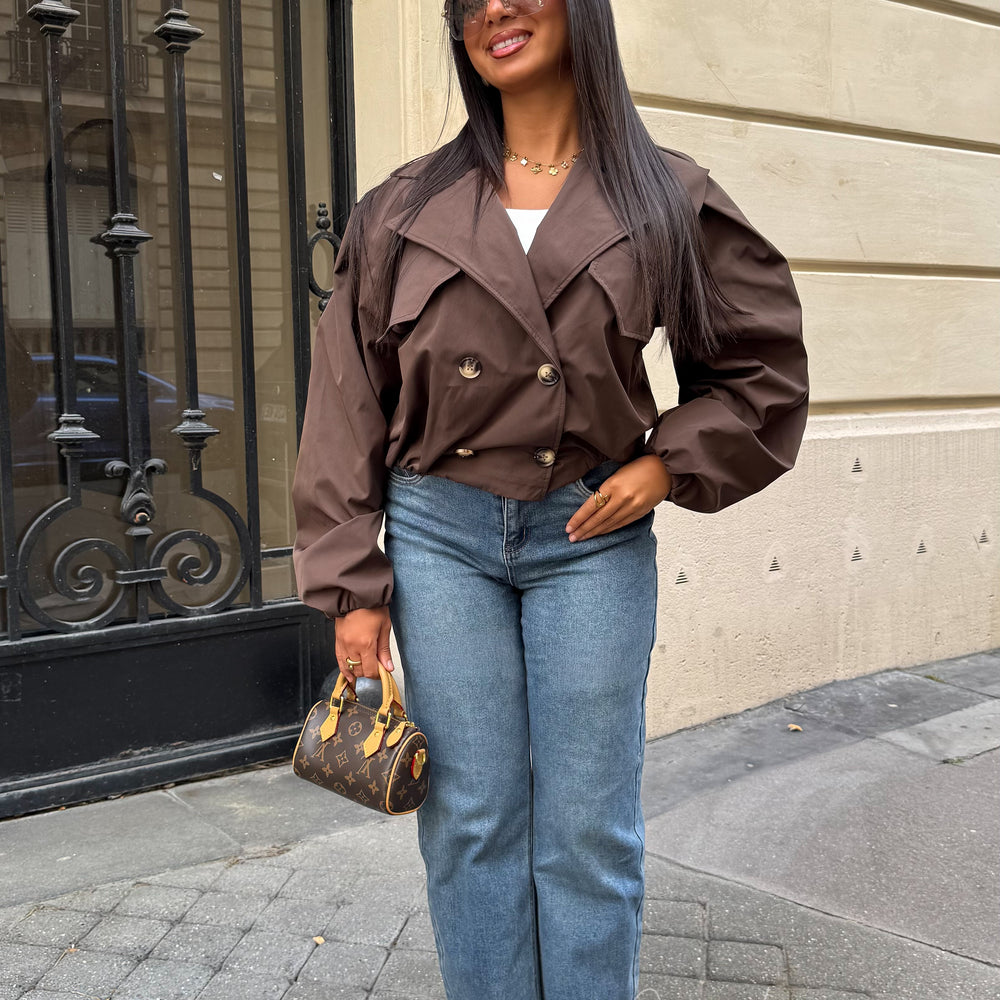Trench ‘ Bomber Marron