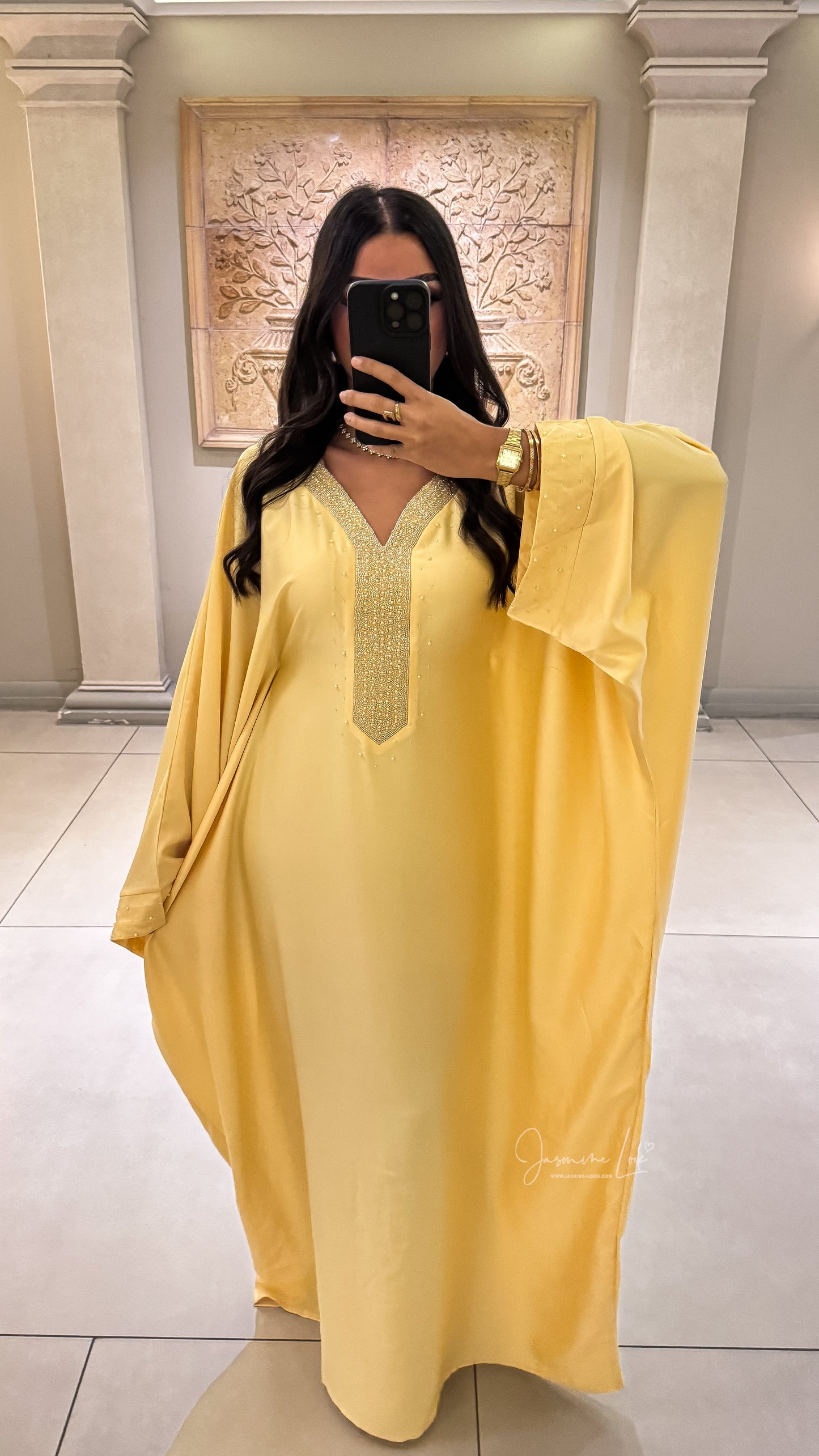 Abaya Joy | jaune