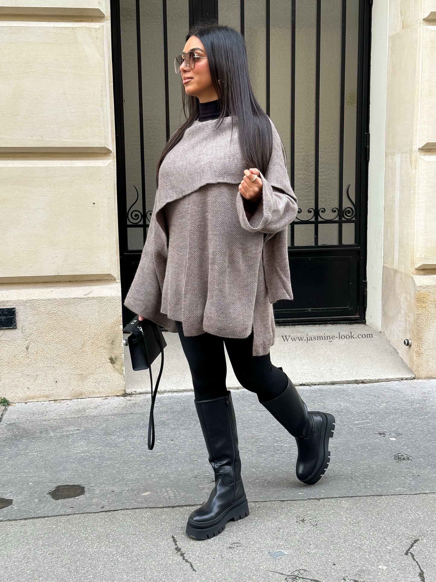 Gilet Cape Z taupe