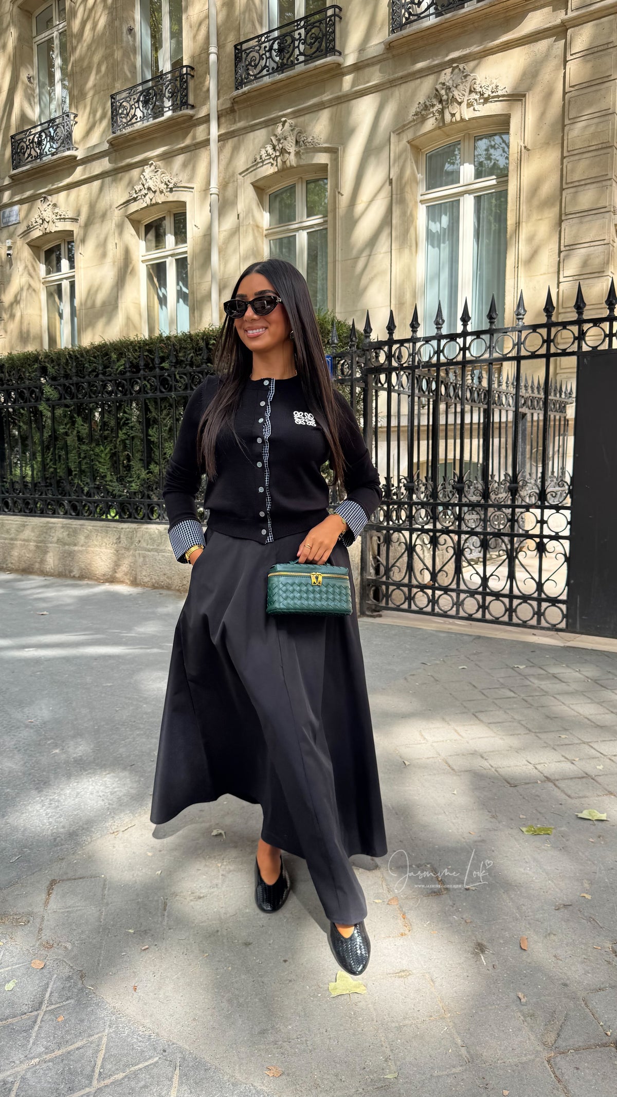 Ballerine Tressé | Noir