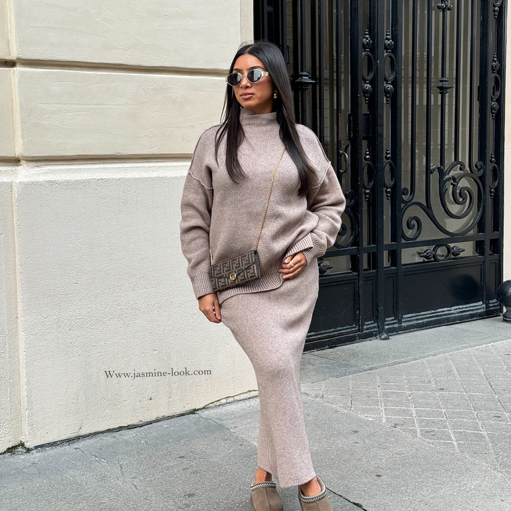 Ensemble Jupe Winter taupe