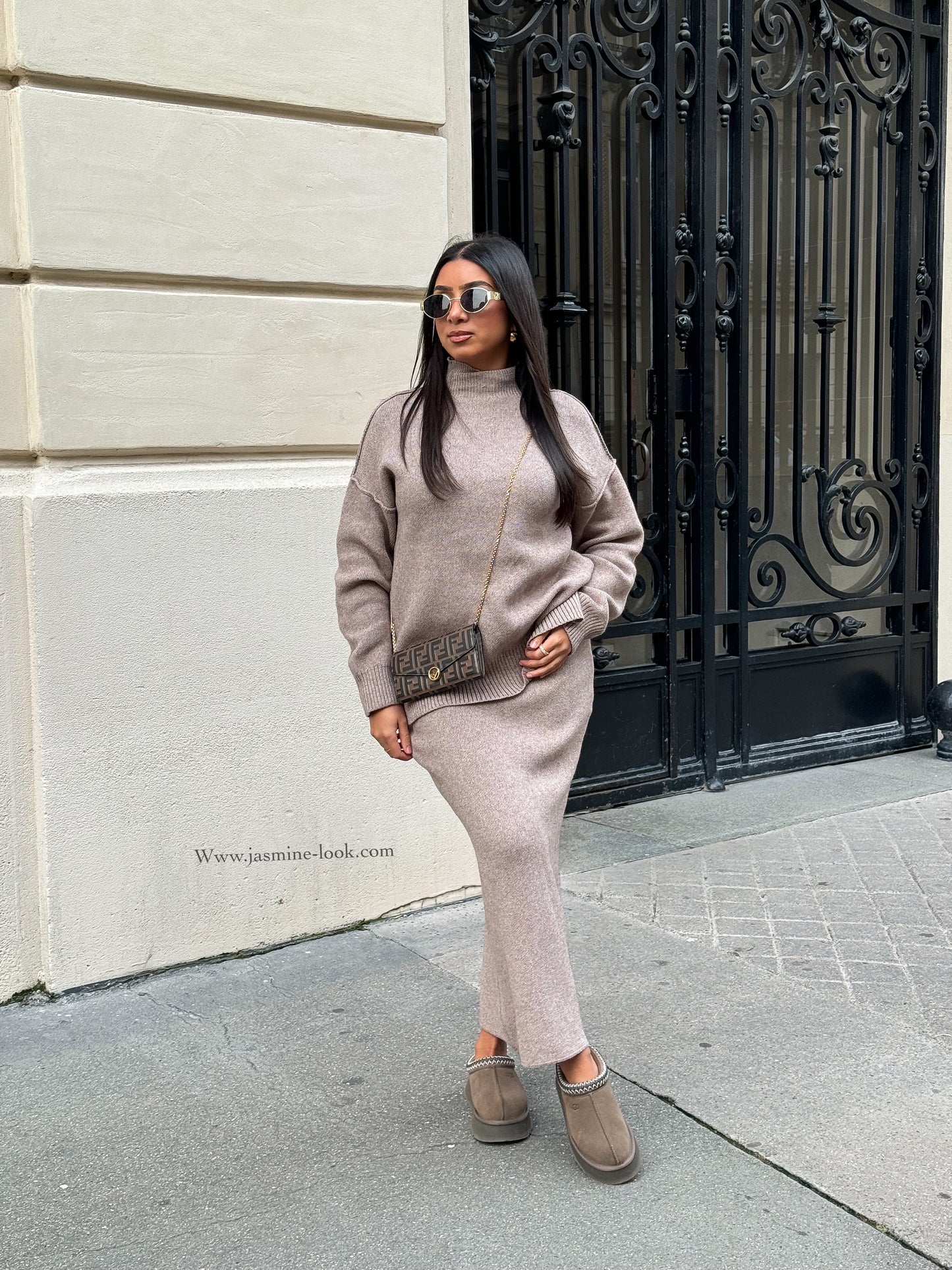 Ensemble Jupe Winter taupe