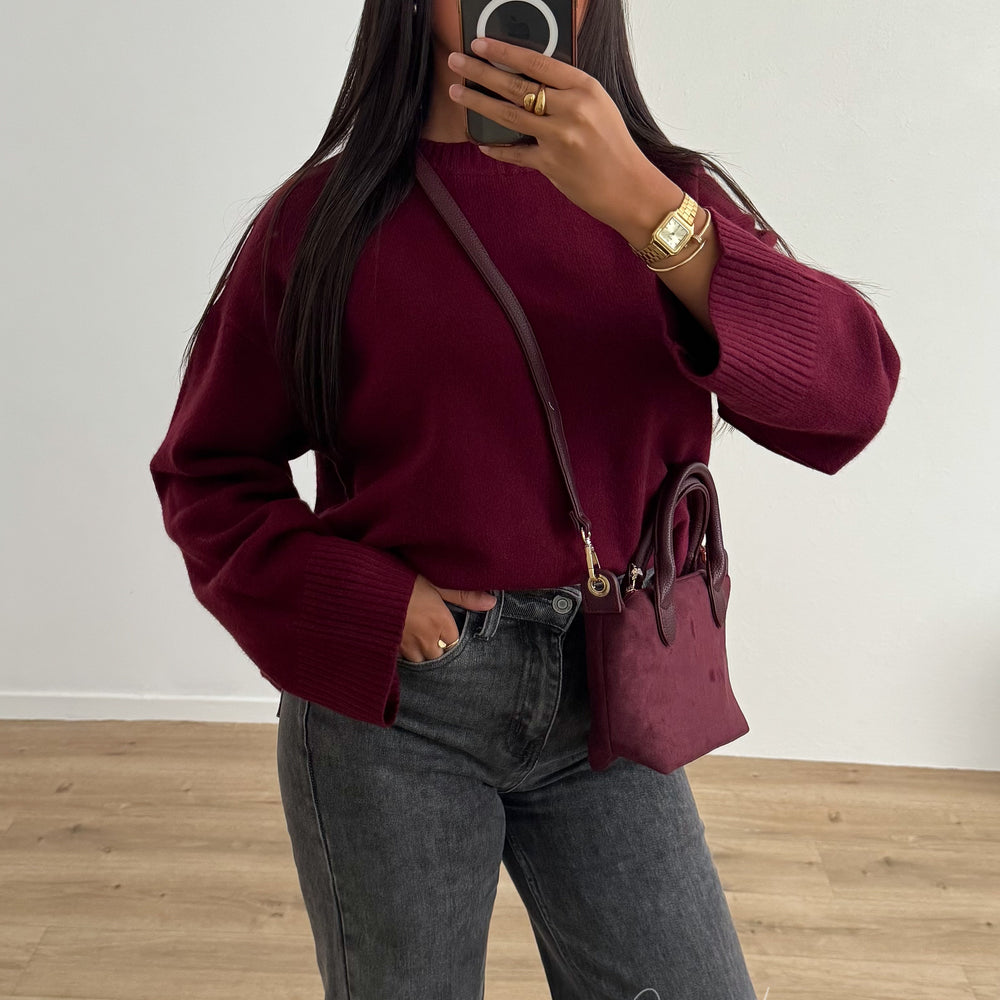 Pull Burgundy