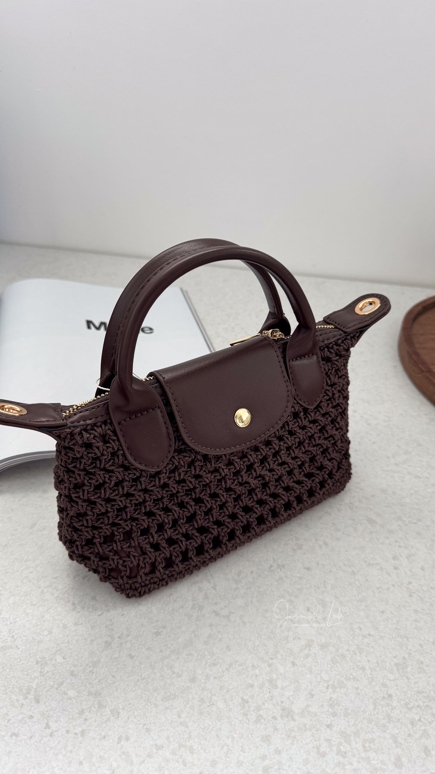 Sac crochet | Marron