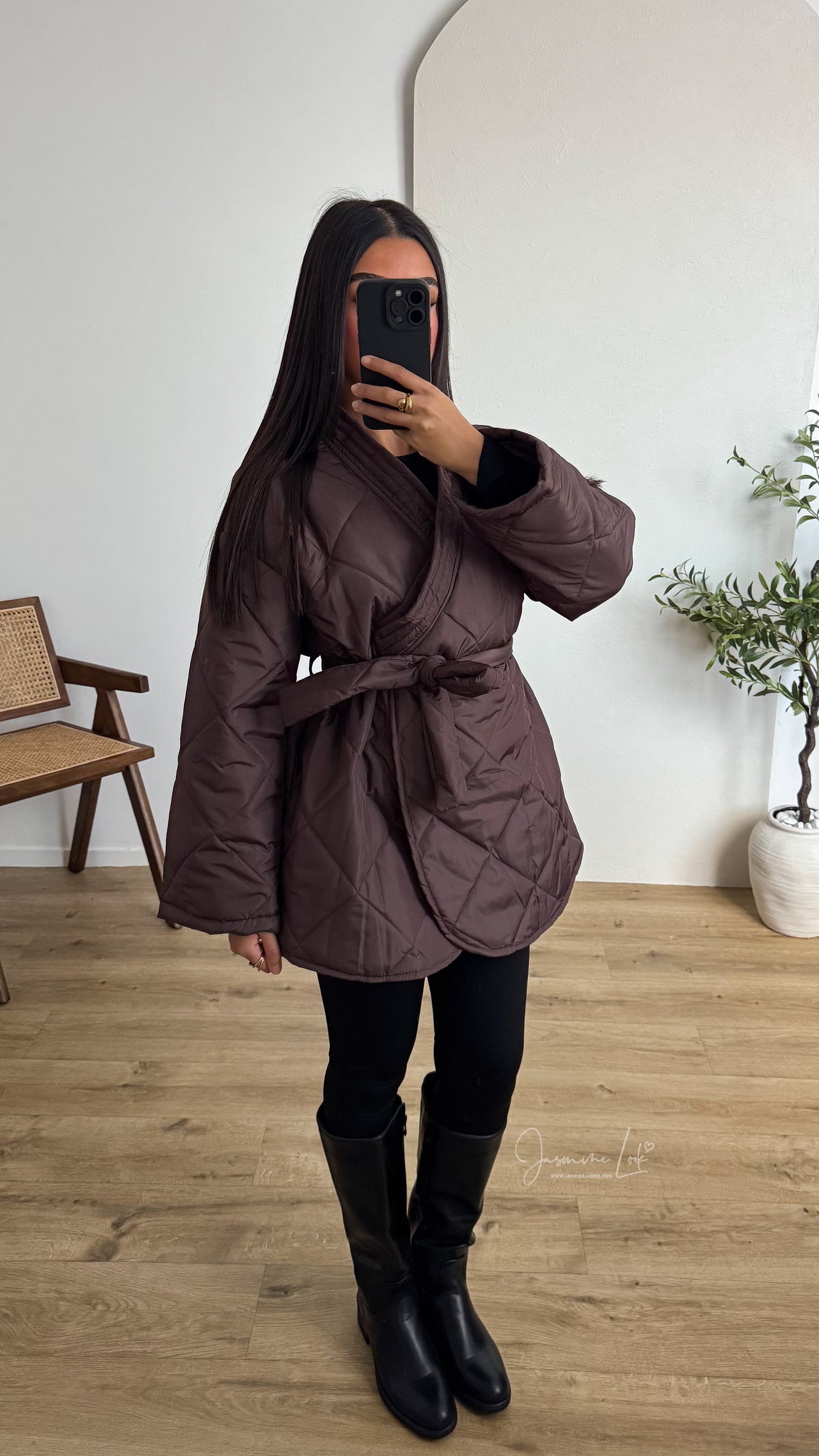 Veste matelassée | Marron