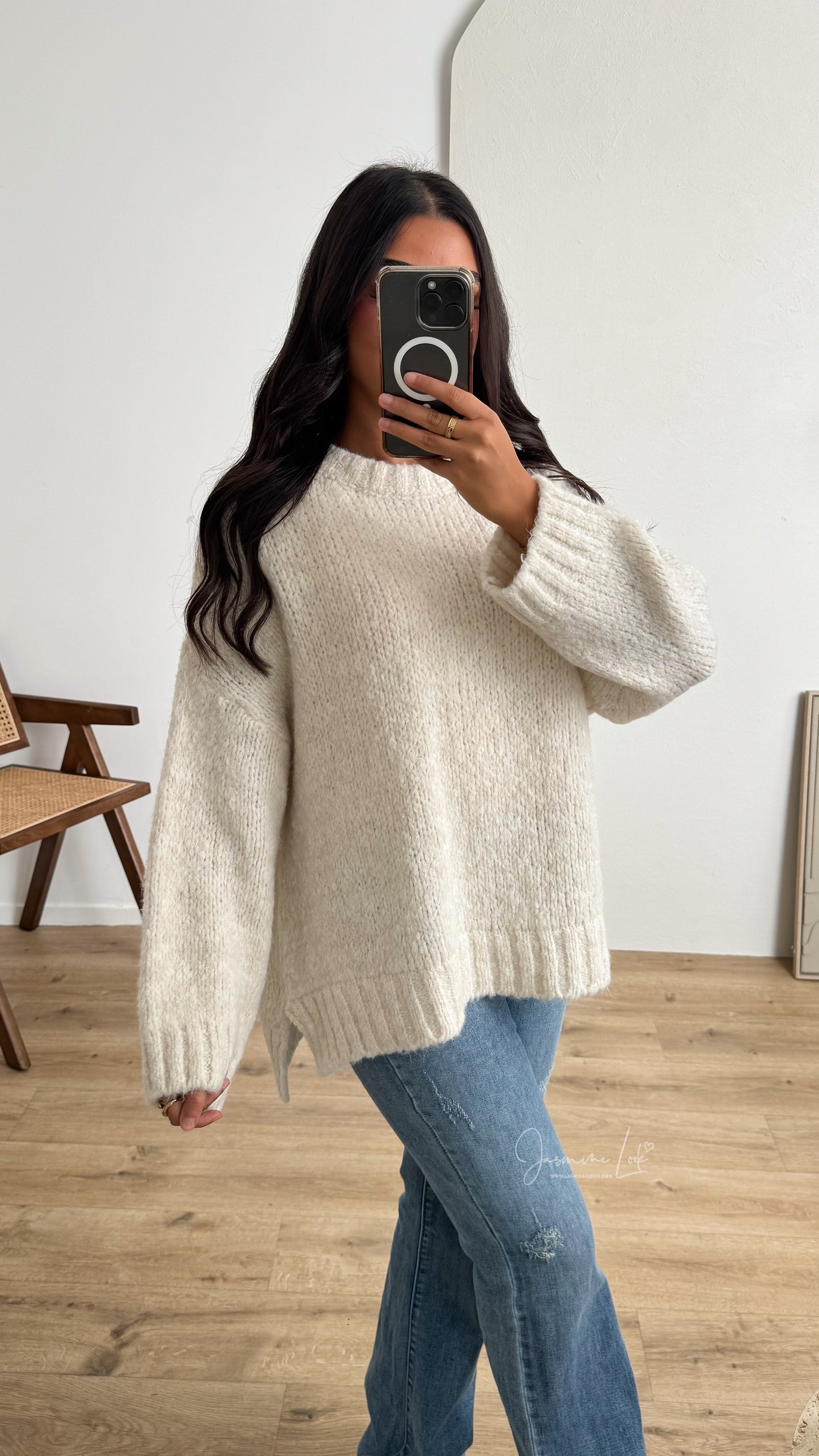 Pull Maïa ivoire