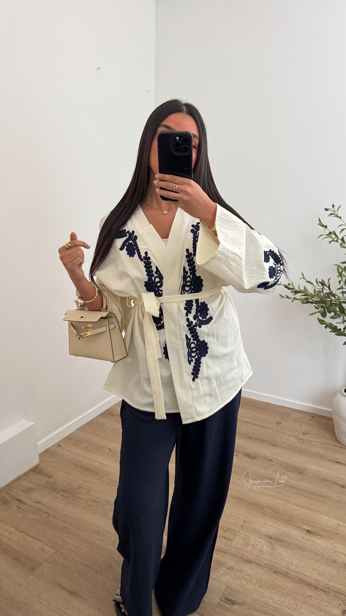 Kimono Mira ivoire