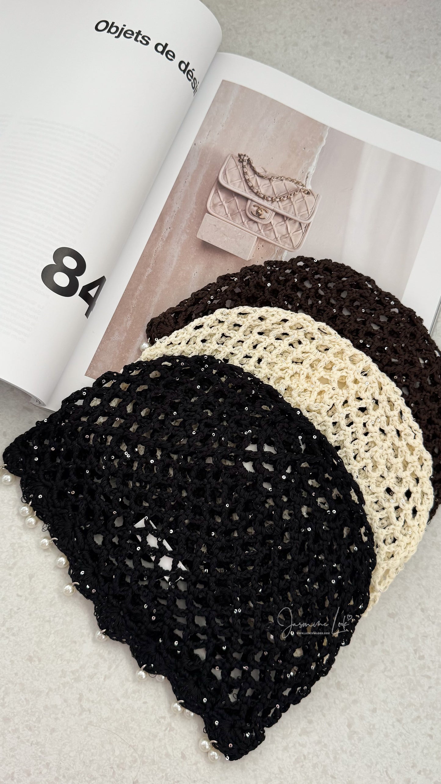 Bonnet Crochet et Perle