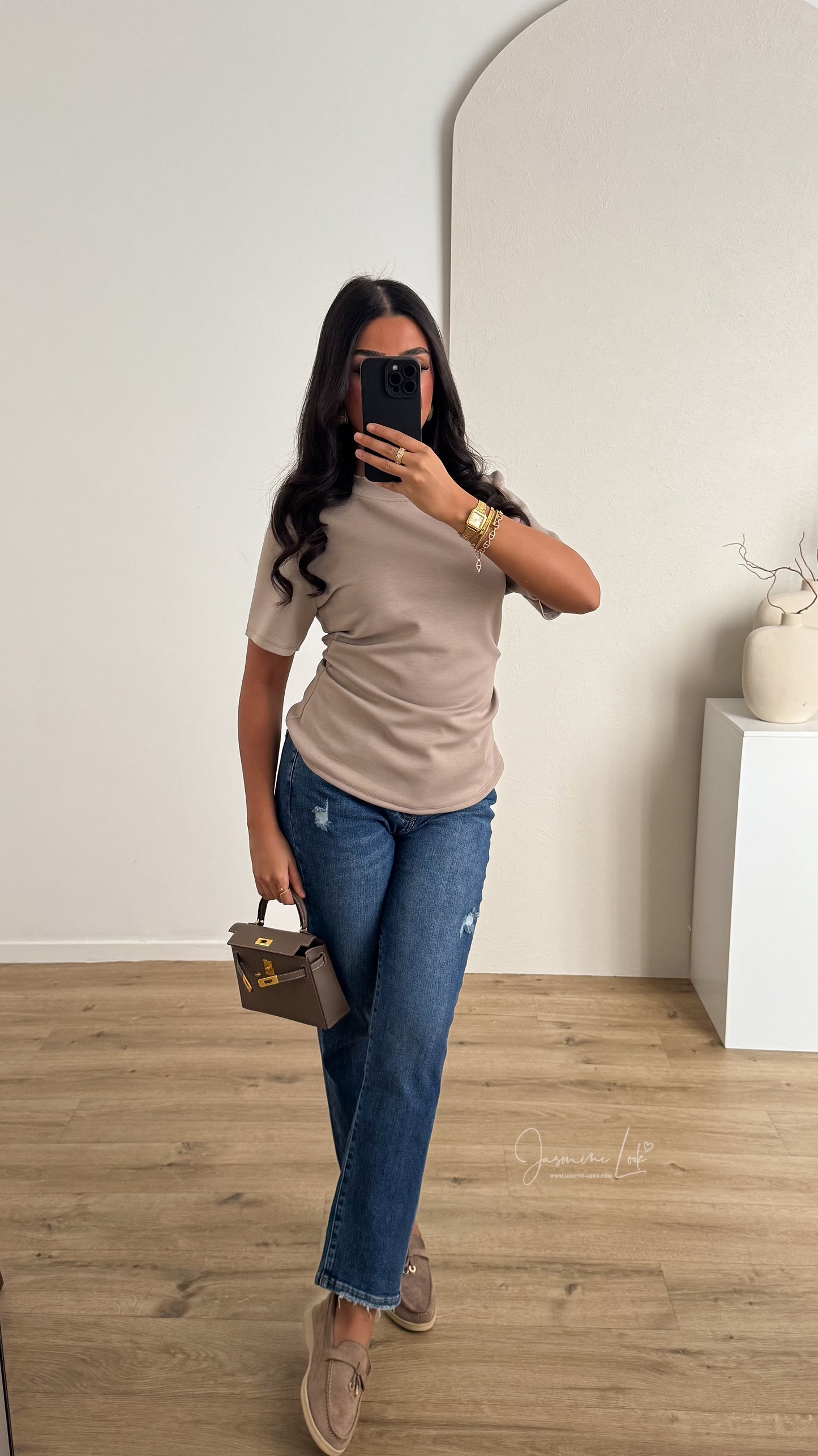 Top Assya | Taupe