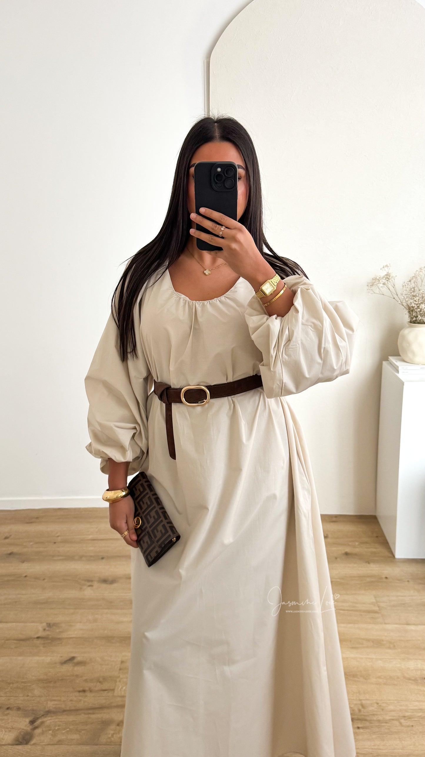 Robe Popeline | 3 coloris