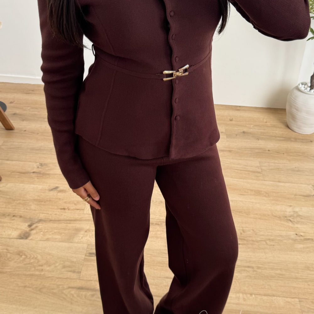 Ensemble Mira marron