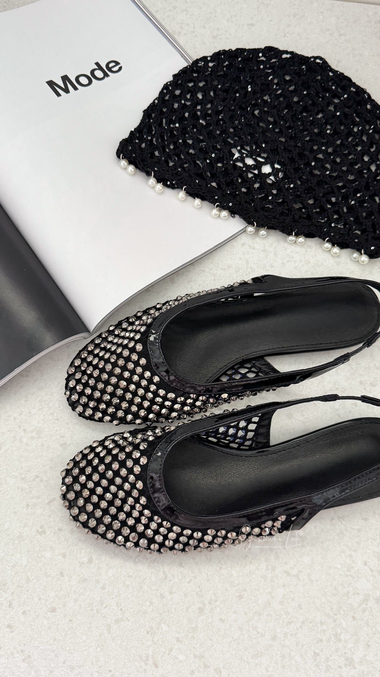 Ballerine Slingback Pailleté