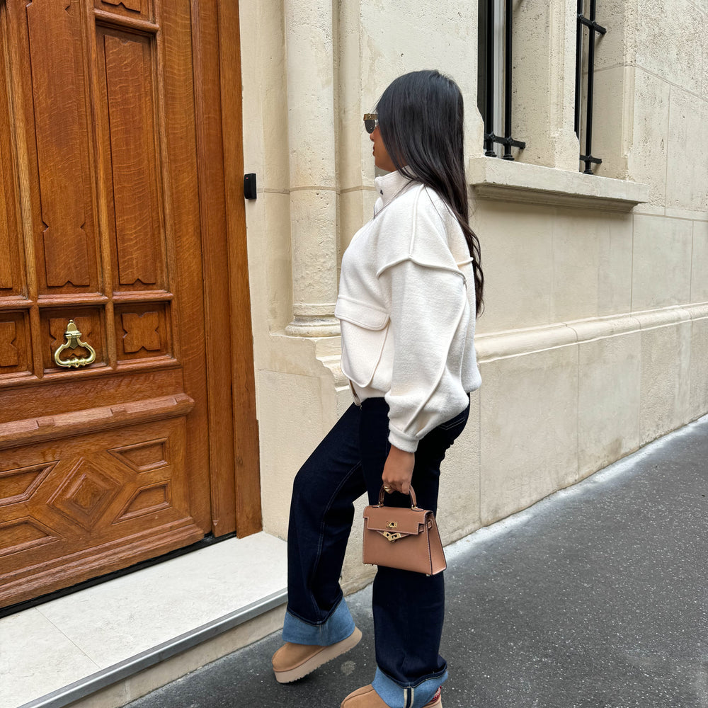 Beige Cashmere Jacket