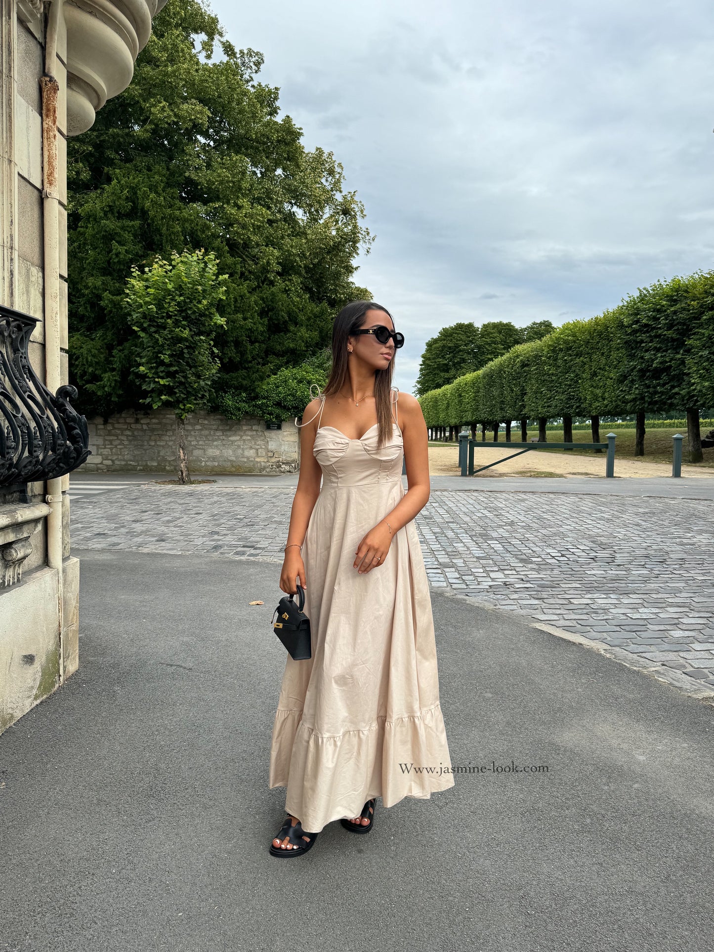 Beige Corset Dress