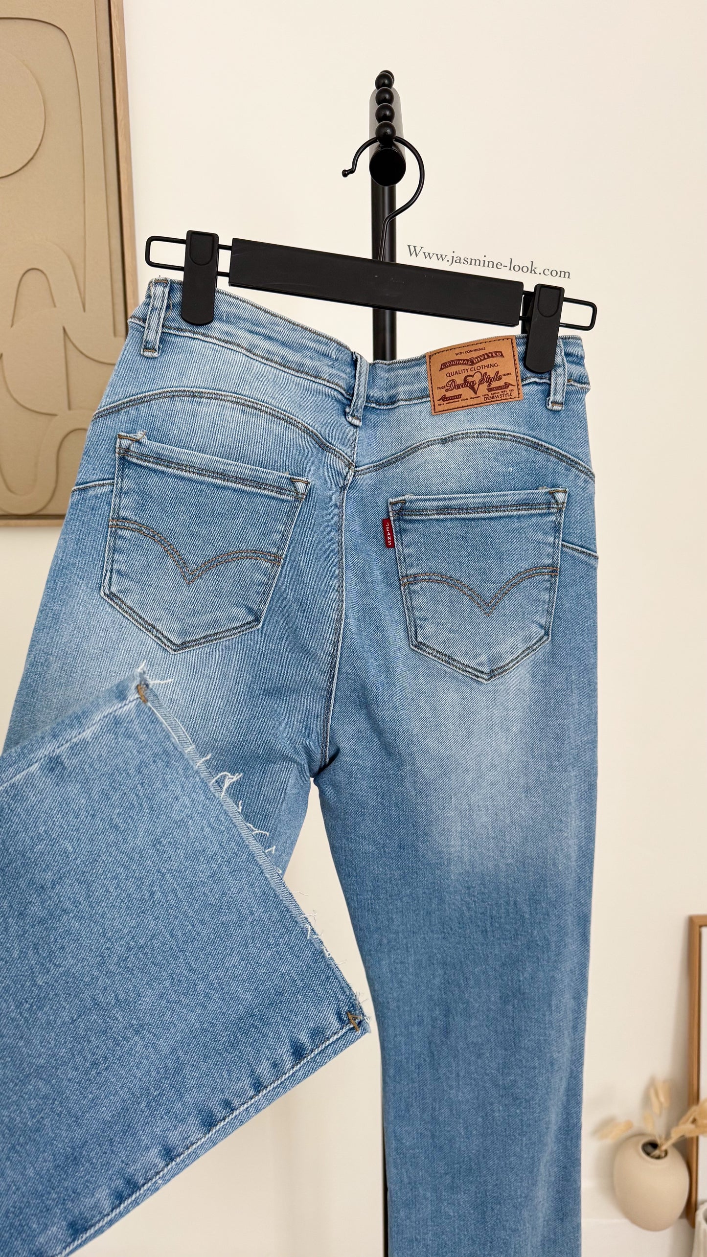 Jean flare Lewis stone délavé