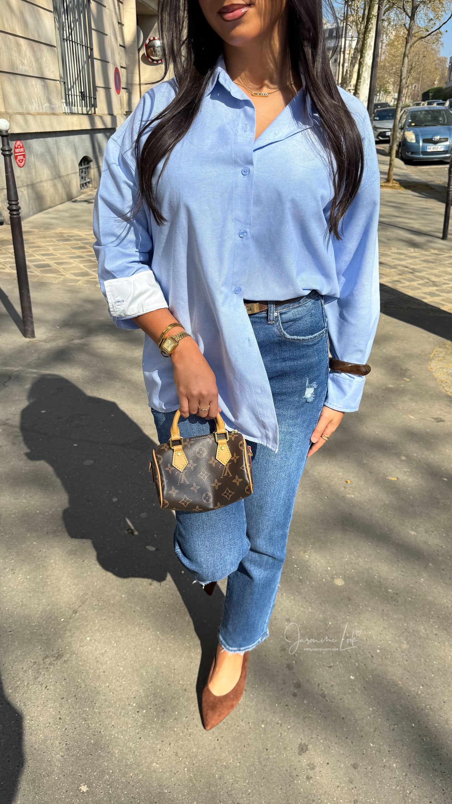 Chemise Oxford | Bleu ciel