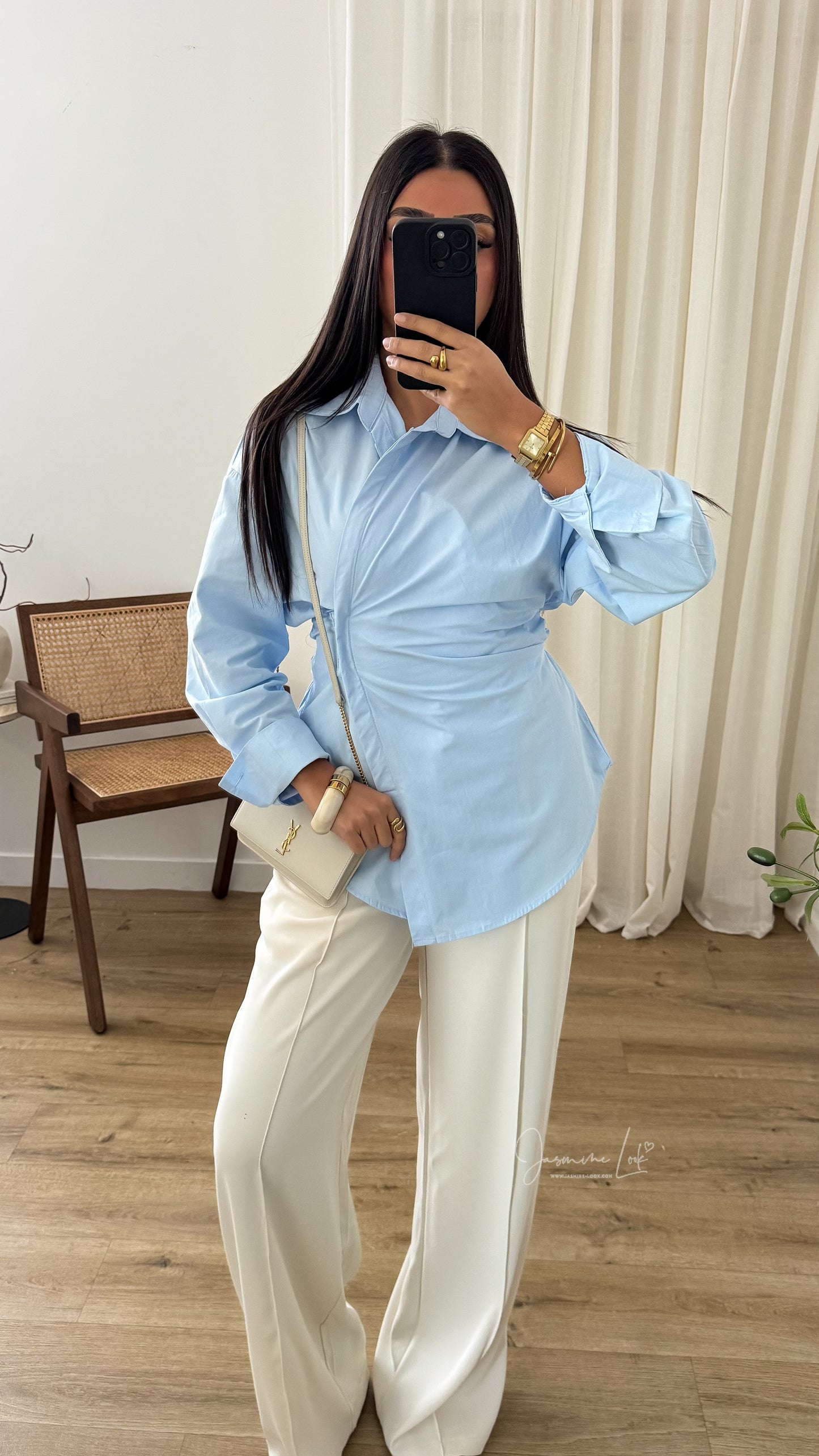 Chemise Corset | Bleu Ciel