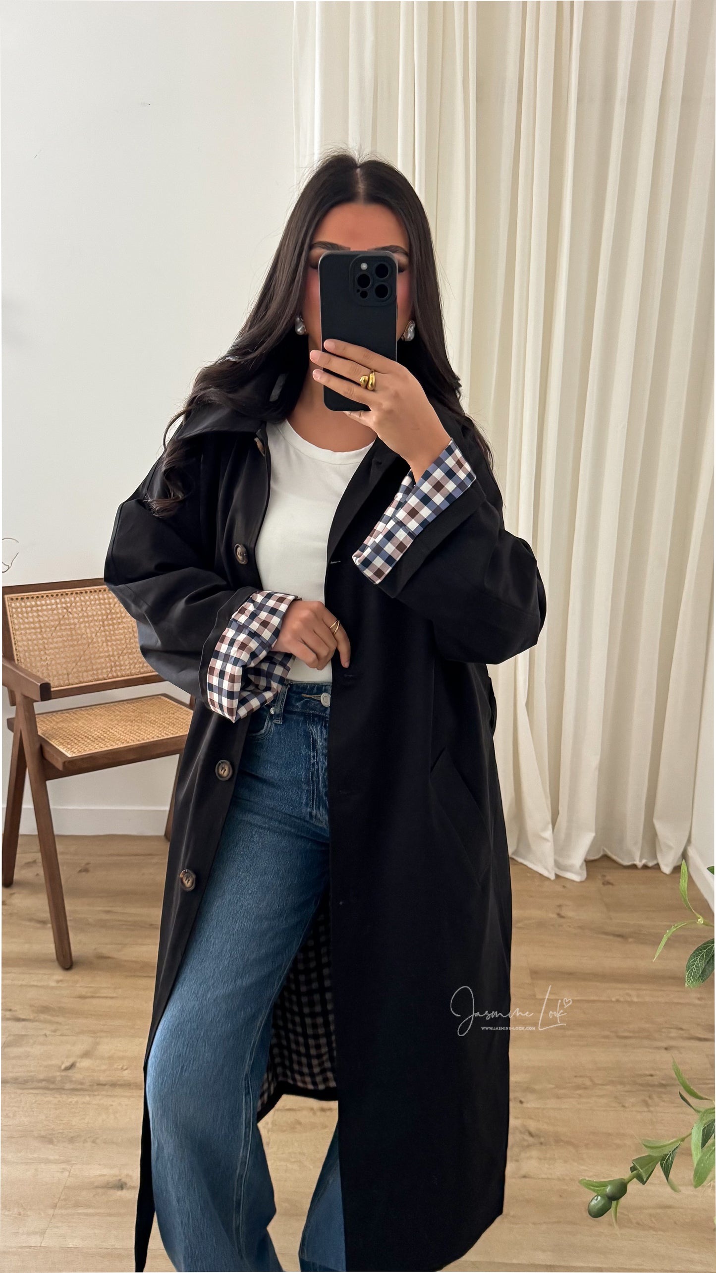 Trench Cezane | Noir