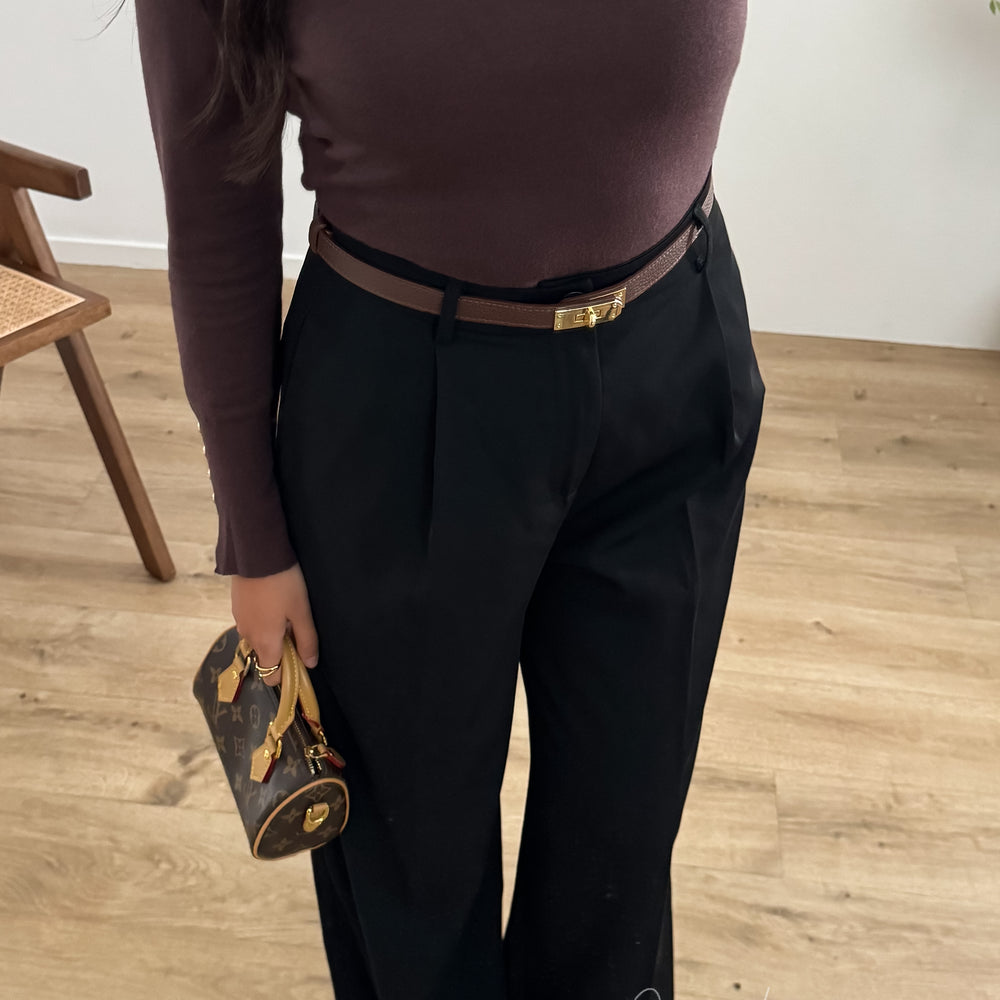 Ceinture Kelly Cuir Grainé