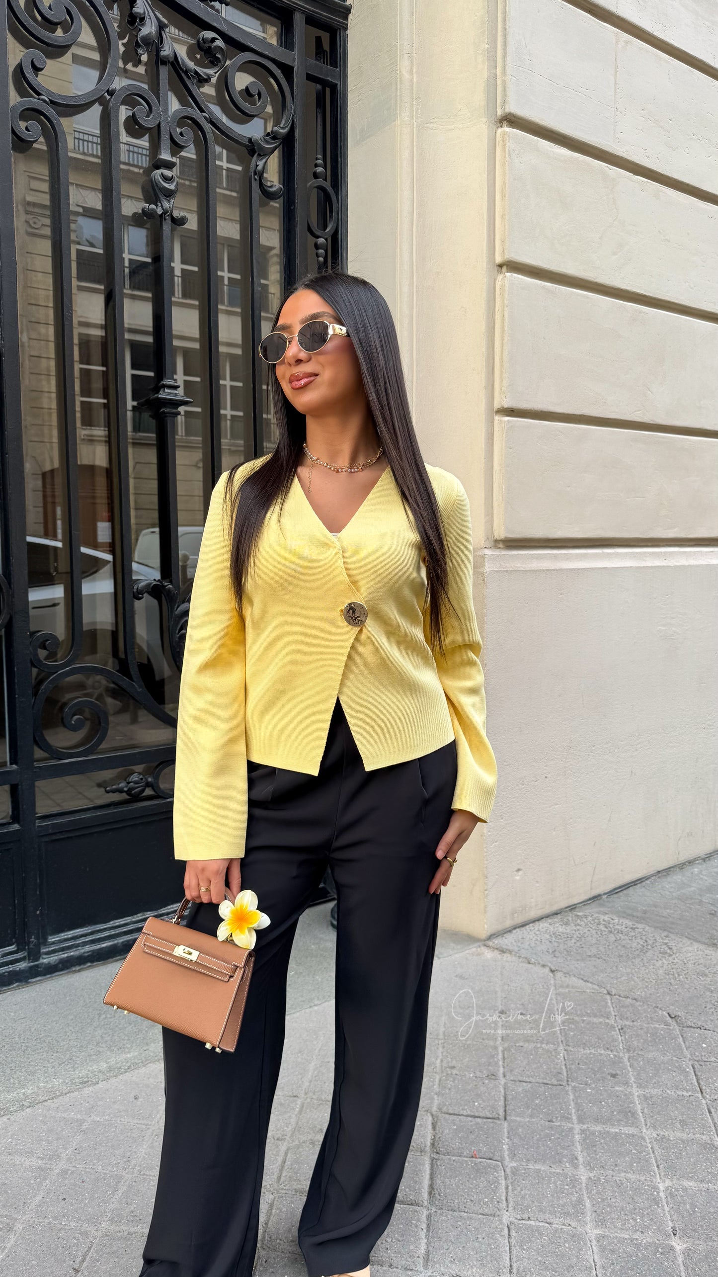 Cardigan Naora jaune ML