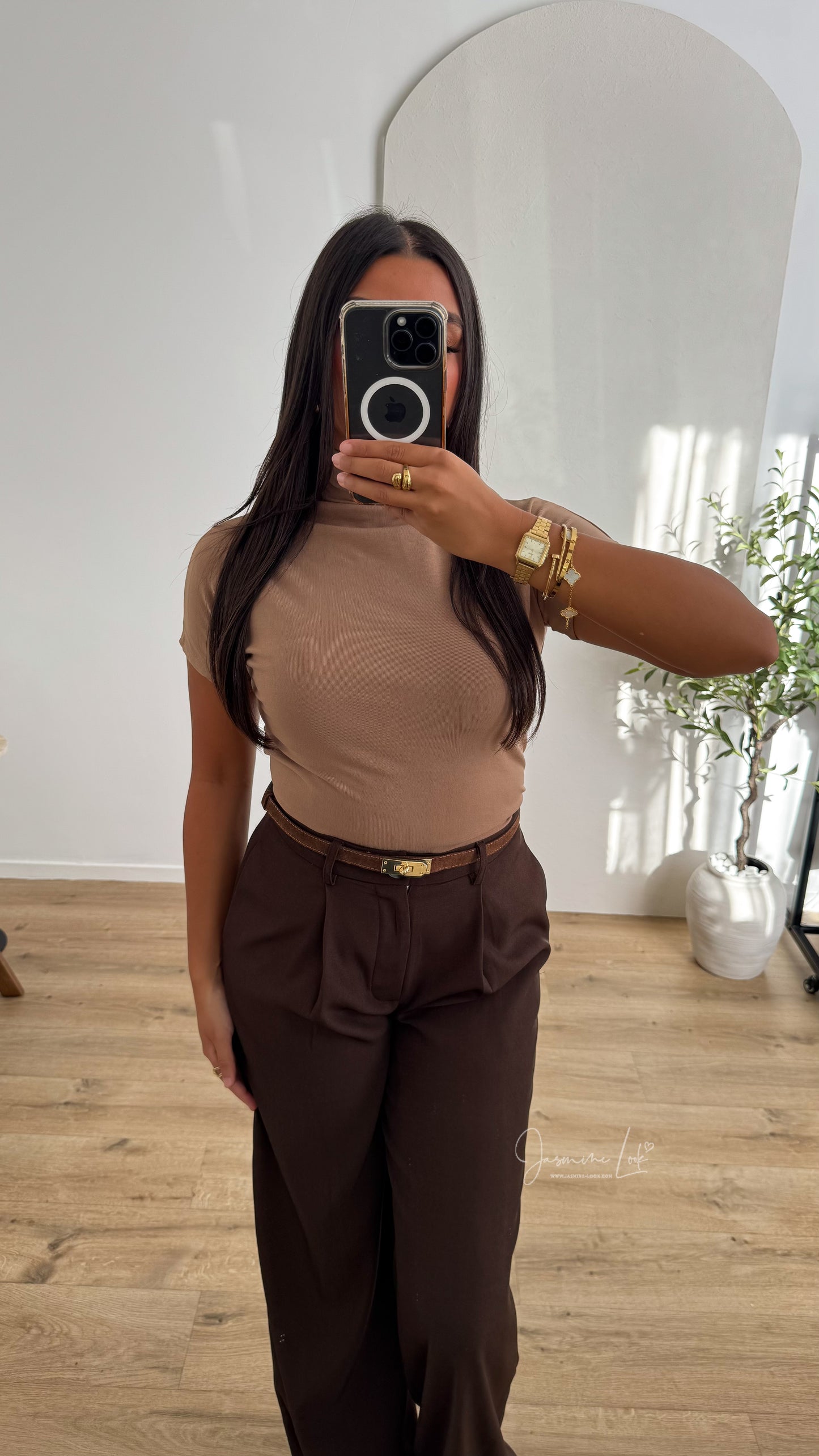 Top Molletoné Camel