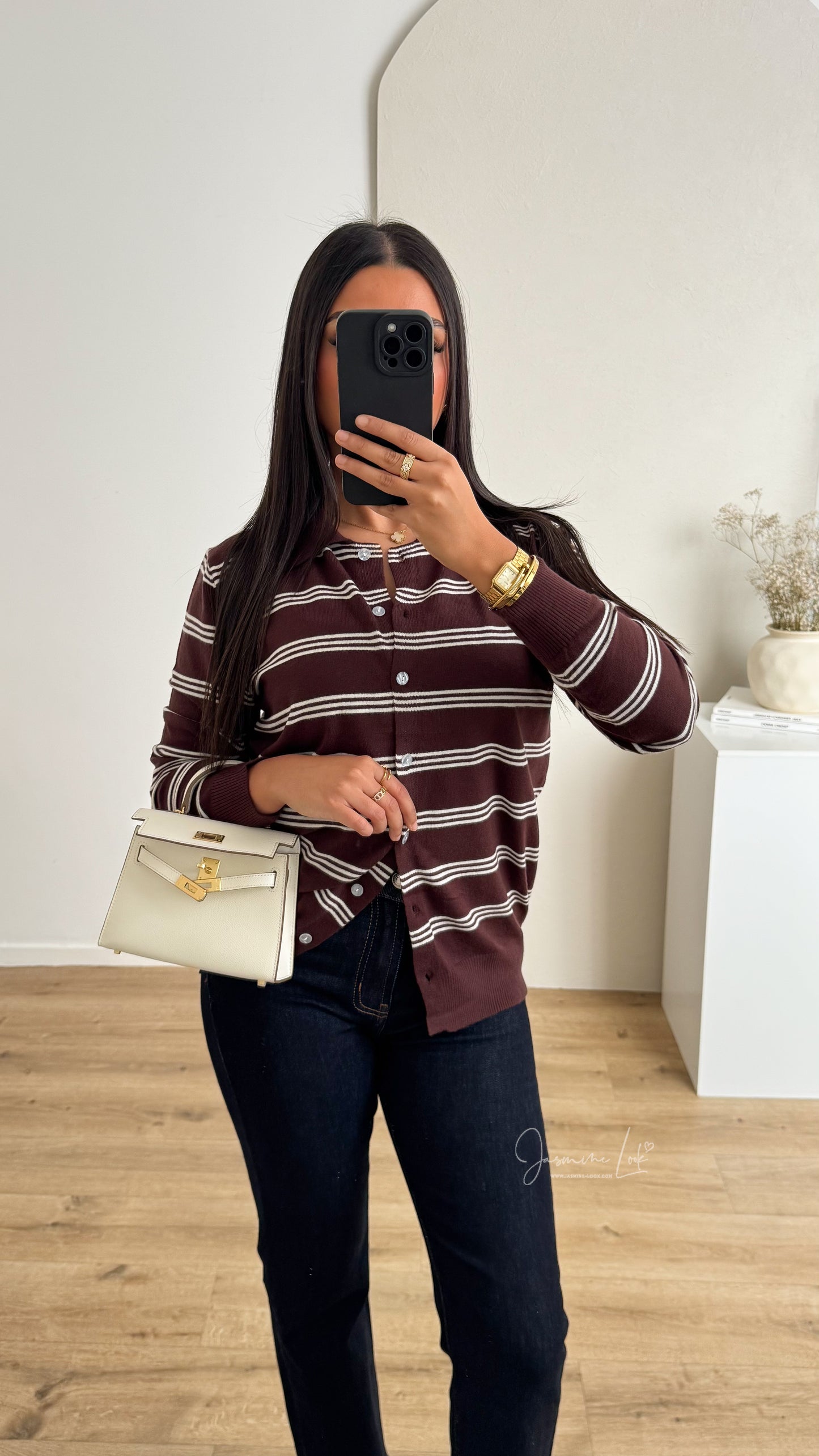 Cardigan Eden | Marron