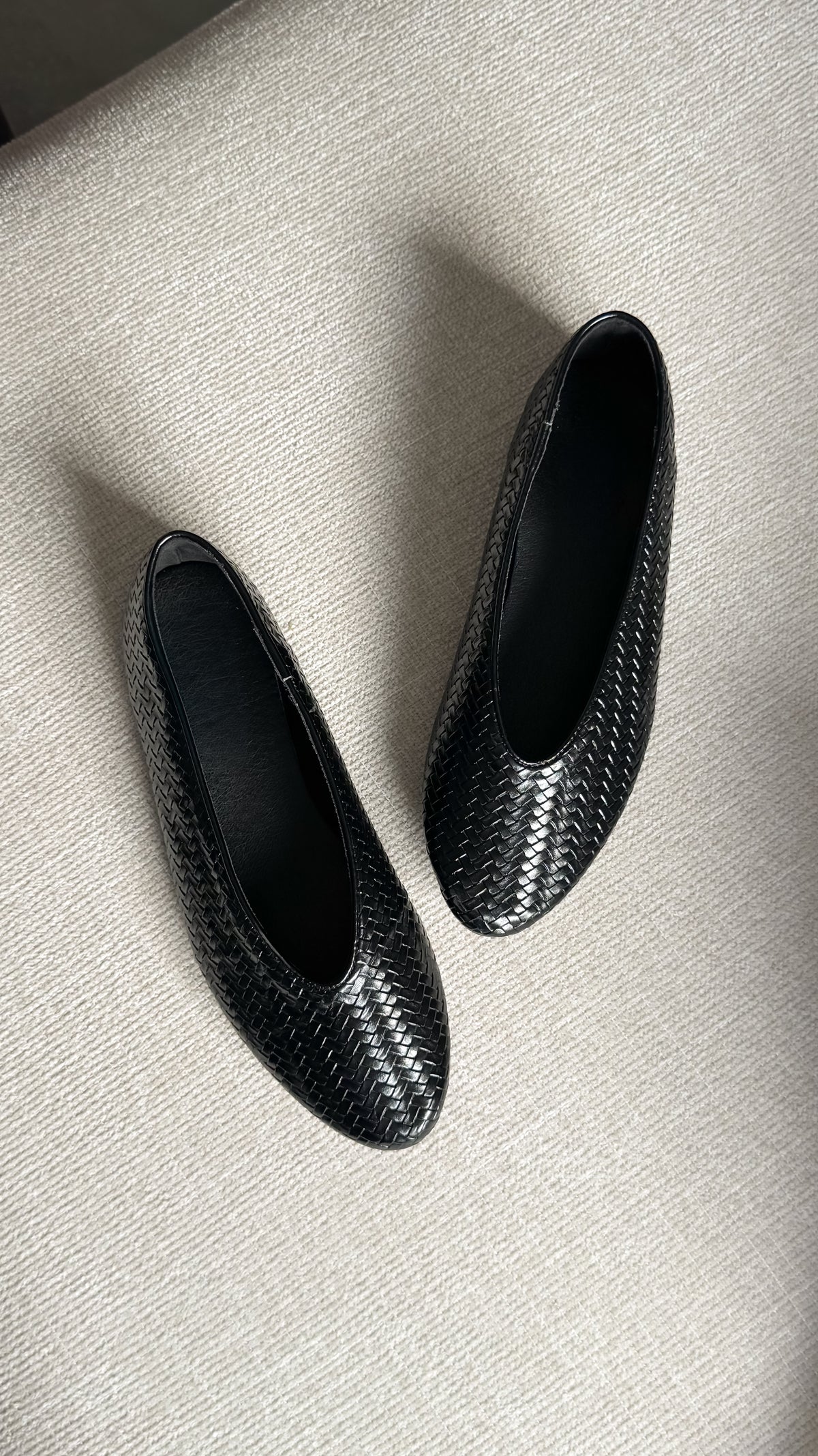 Ballerine Tressé | Noir