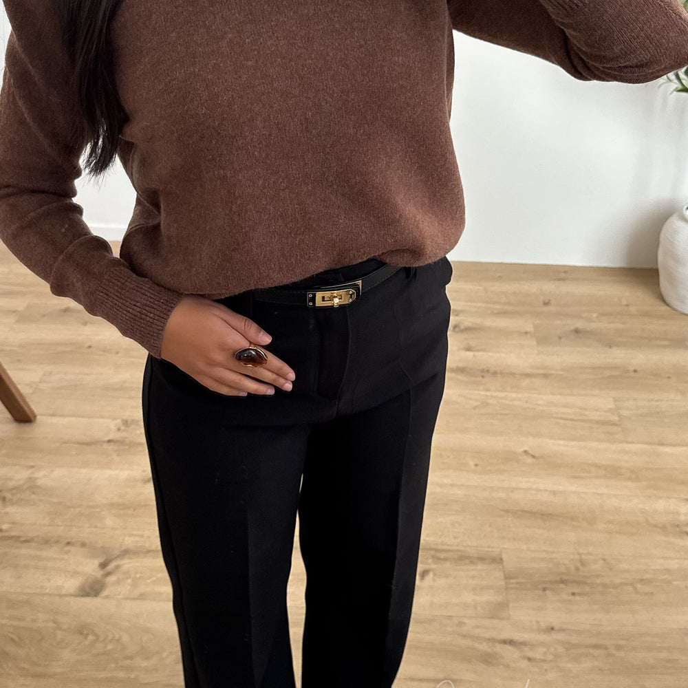 Pantalon Tailleur Mini | NOIR