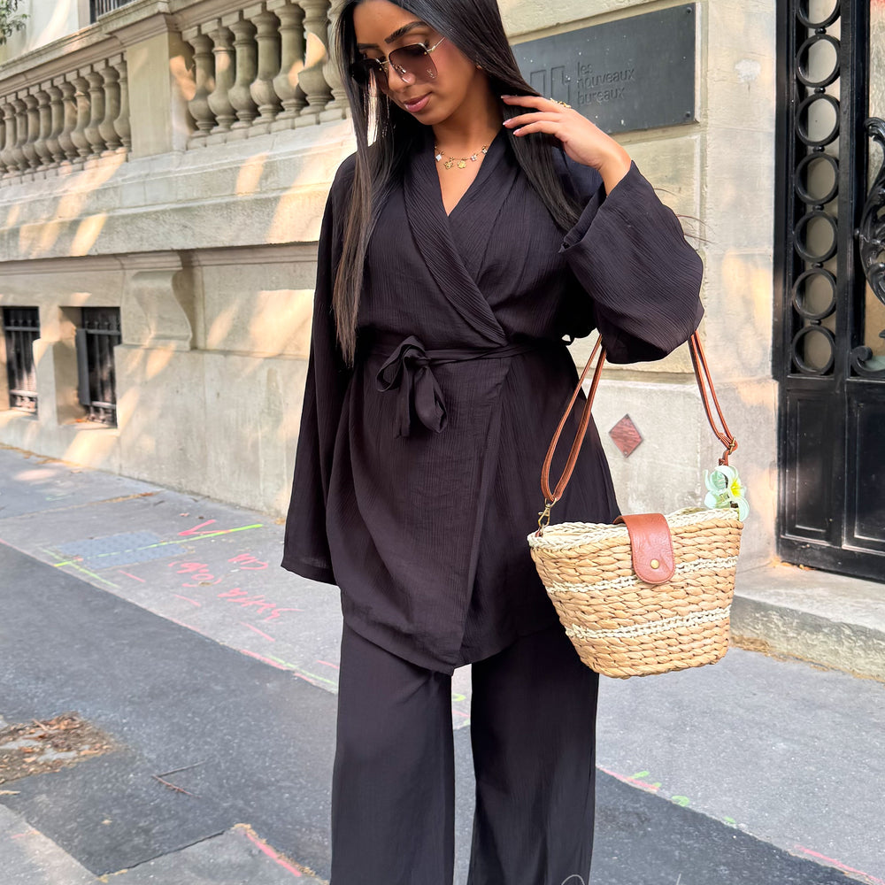 Ensemble kimono Summer Noir