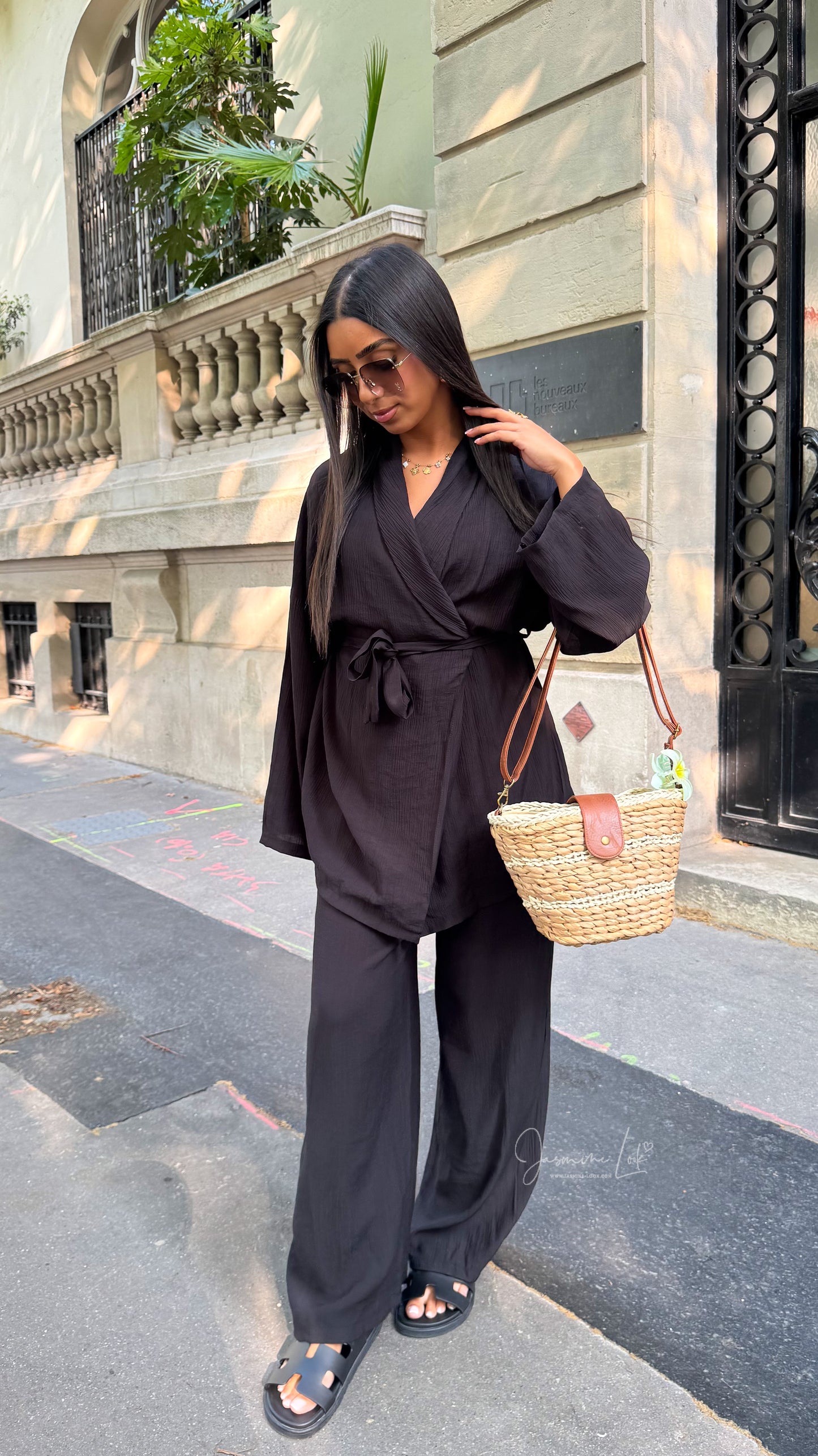 Ensemble kimono Summer Noir