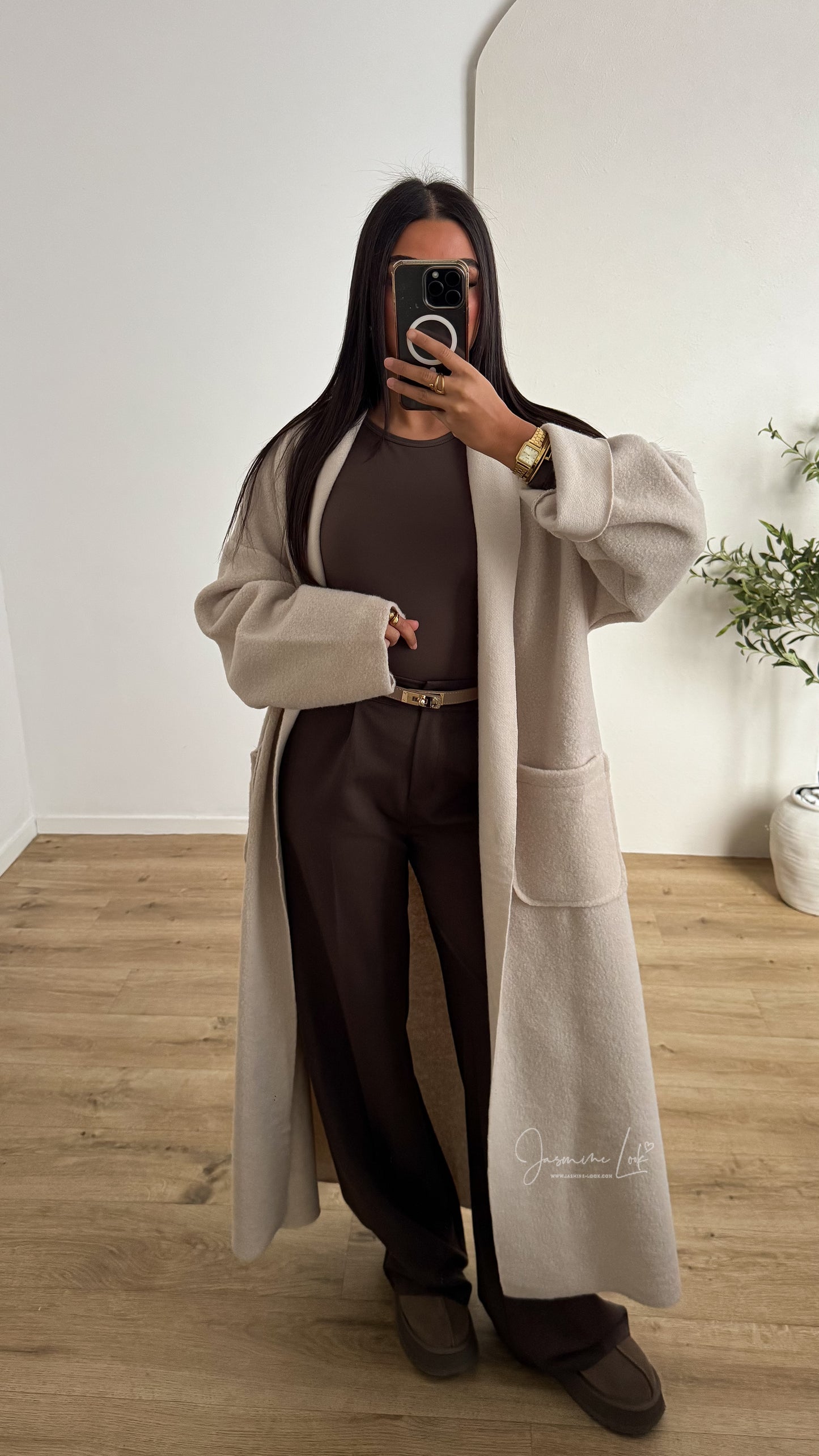 Manteau Teddy Ivoire