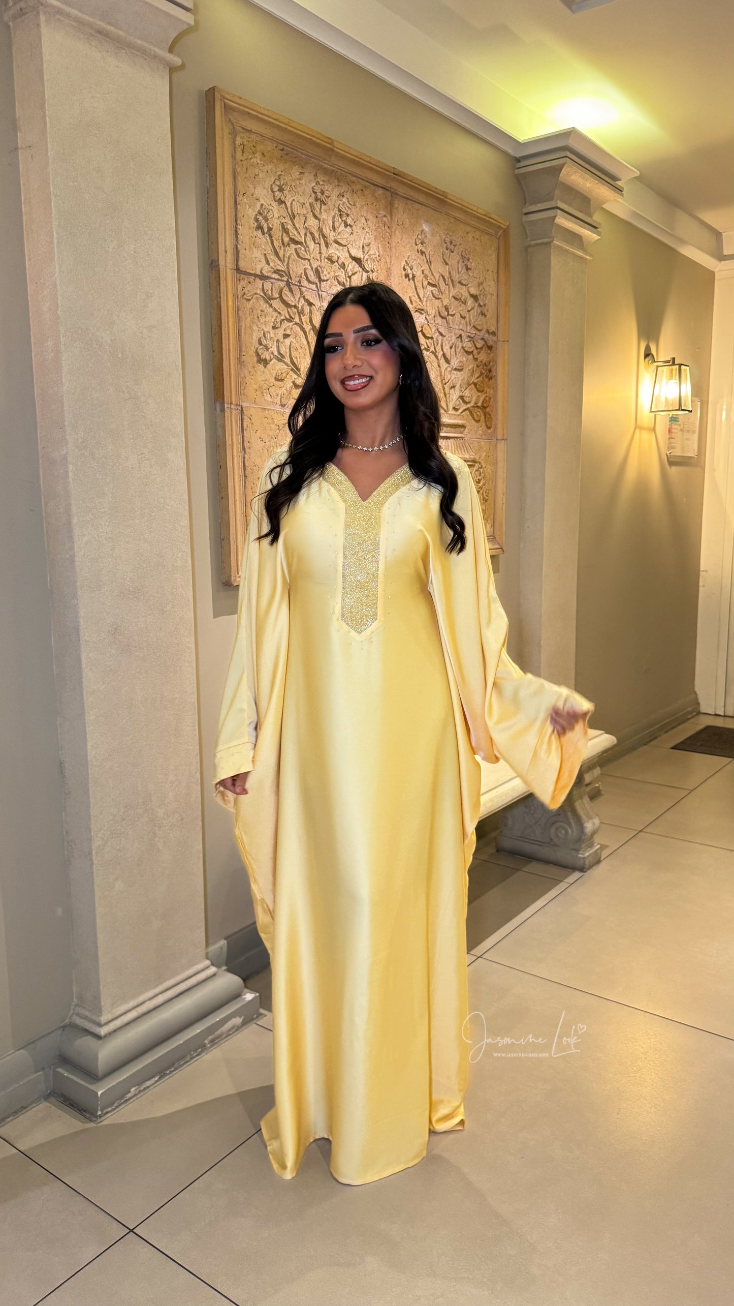 Abaya Joy | jaune