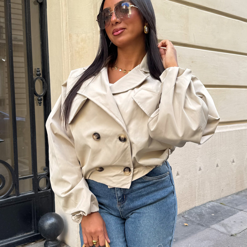 Trench ‘ Bomber beige