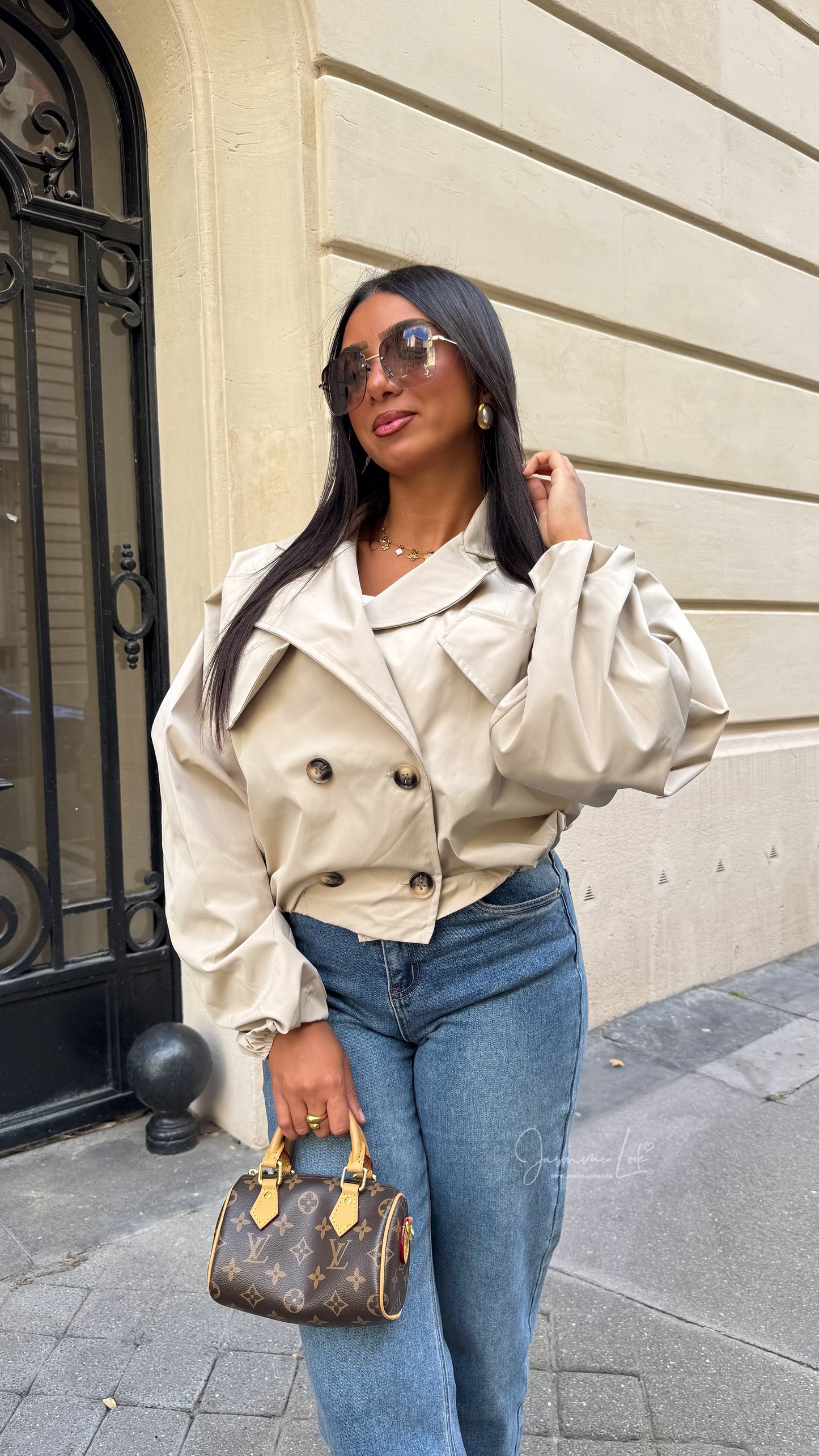 Trench ‘ Bomber beige