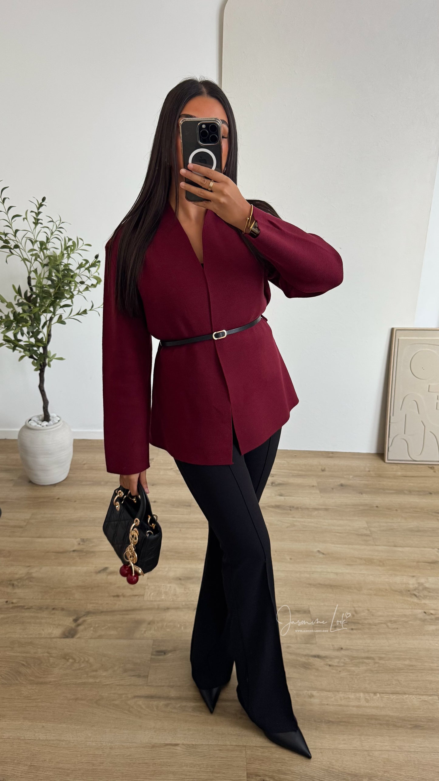 Cardigan Livia bordeaux