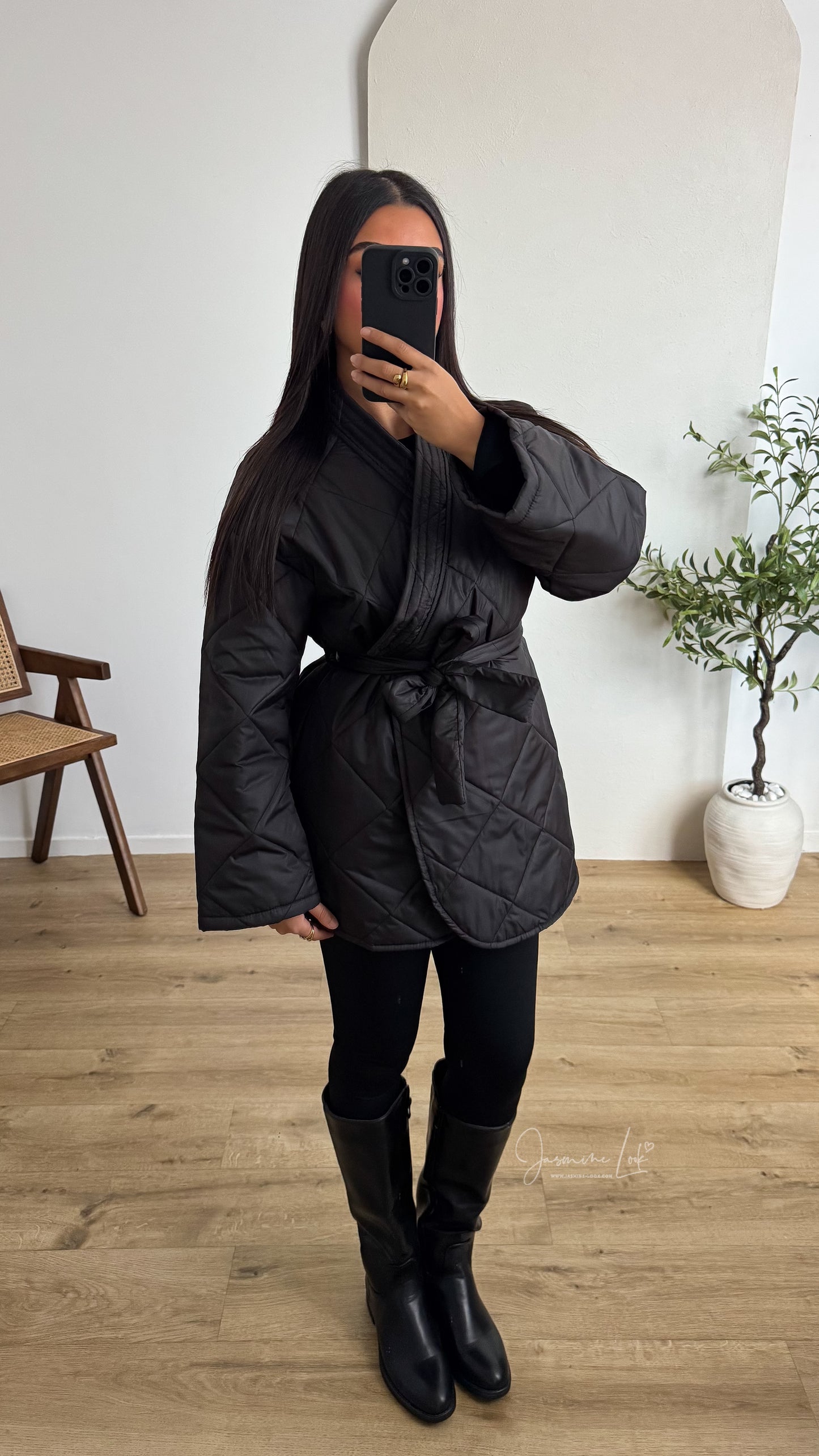 Veste matelassée | Noire