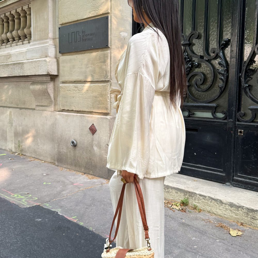 Ensemble kimono Summer beige