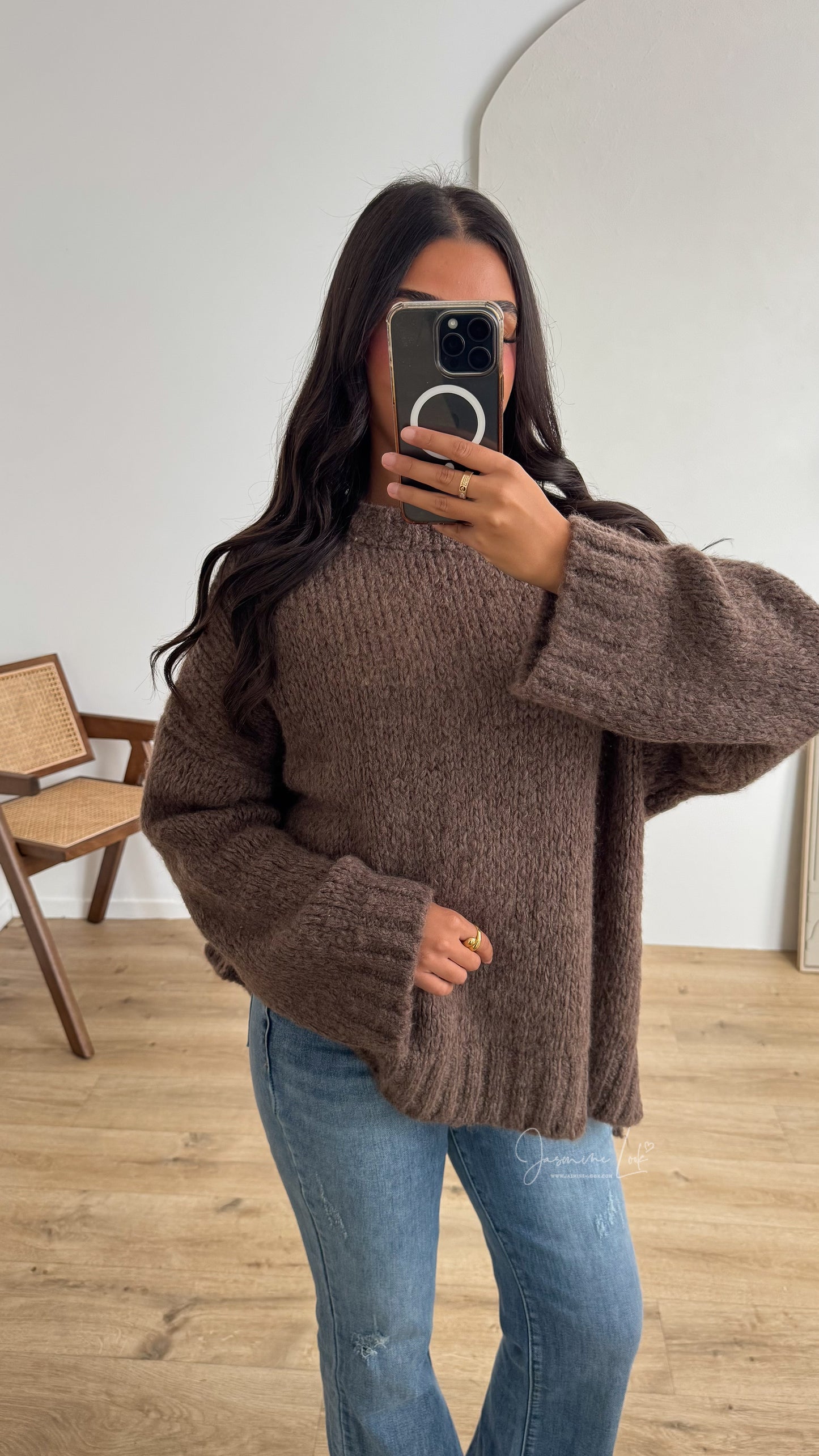 Pull Maïa taupe
