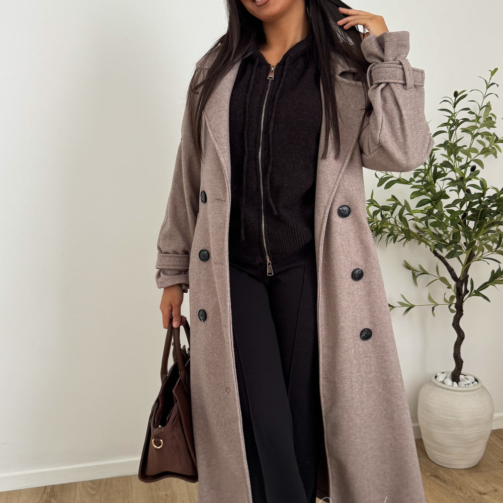 Manteau Amaya | Taupe